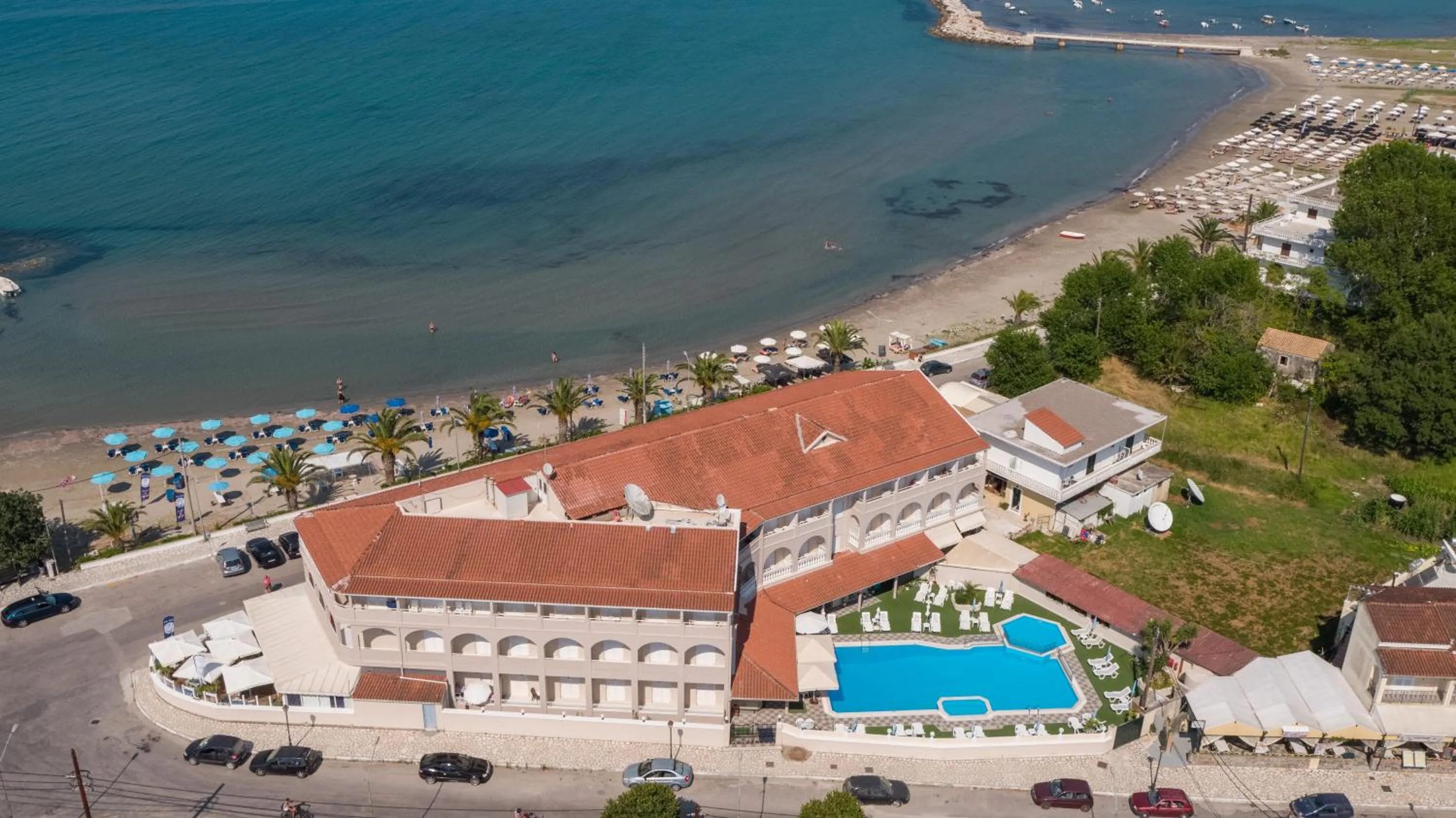 Property building in Aphrodite Beach Hotel Corfu