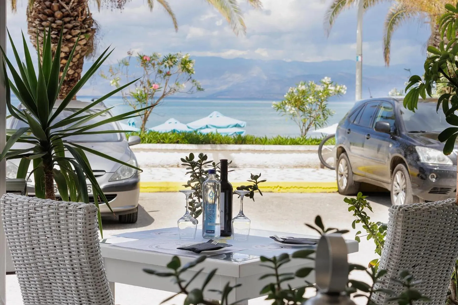 Restaurant/places to eat in Aphrodite Beach Hotel Corfu