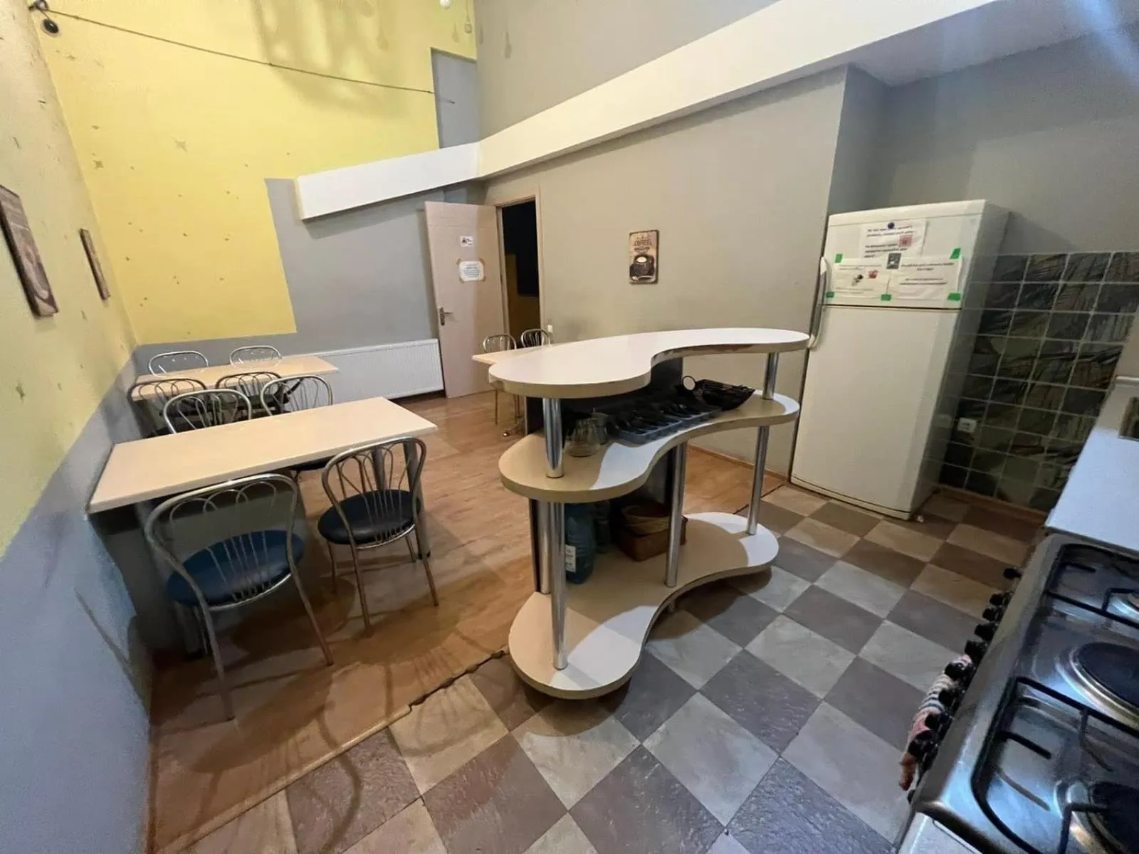 Kitchen or kitchenette in Galaxy Hostel