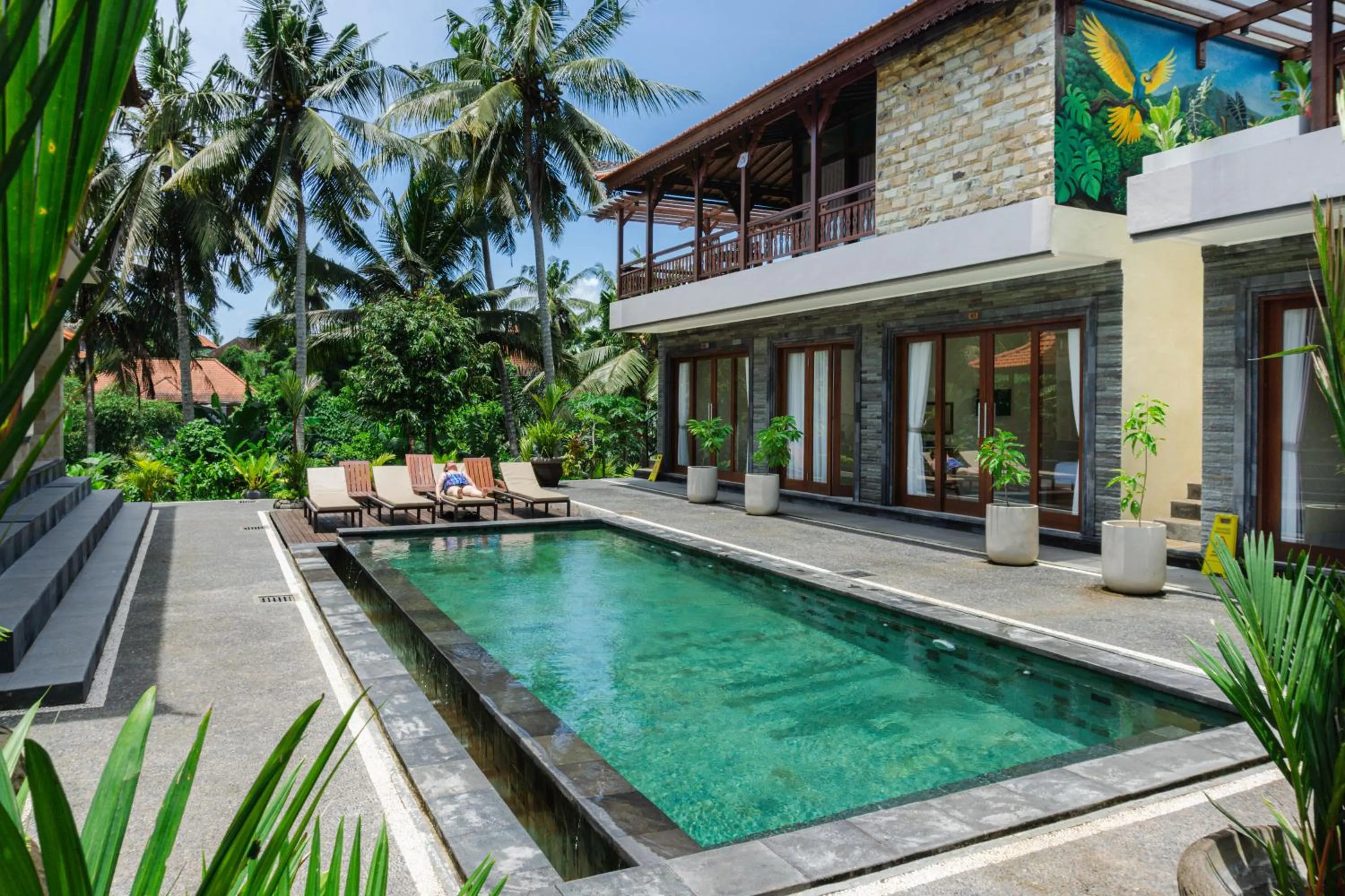 Swimming pool in Kubu Manah Ubud