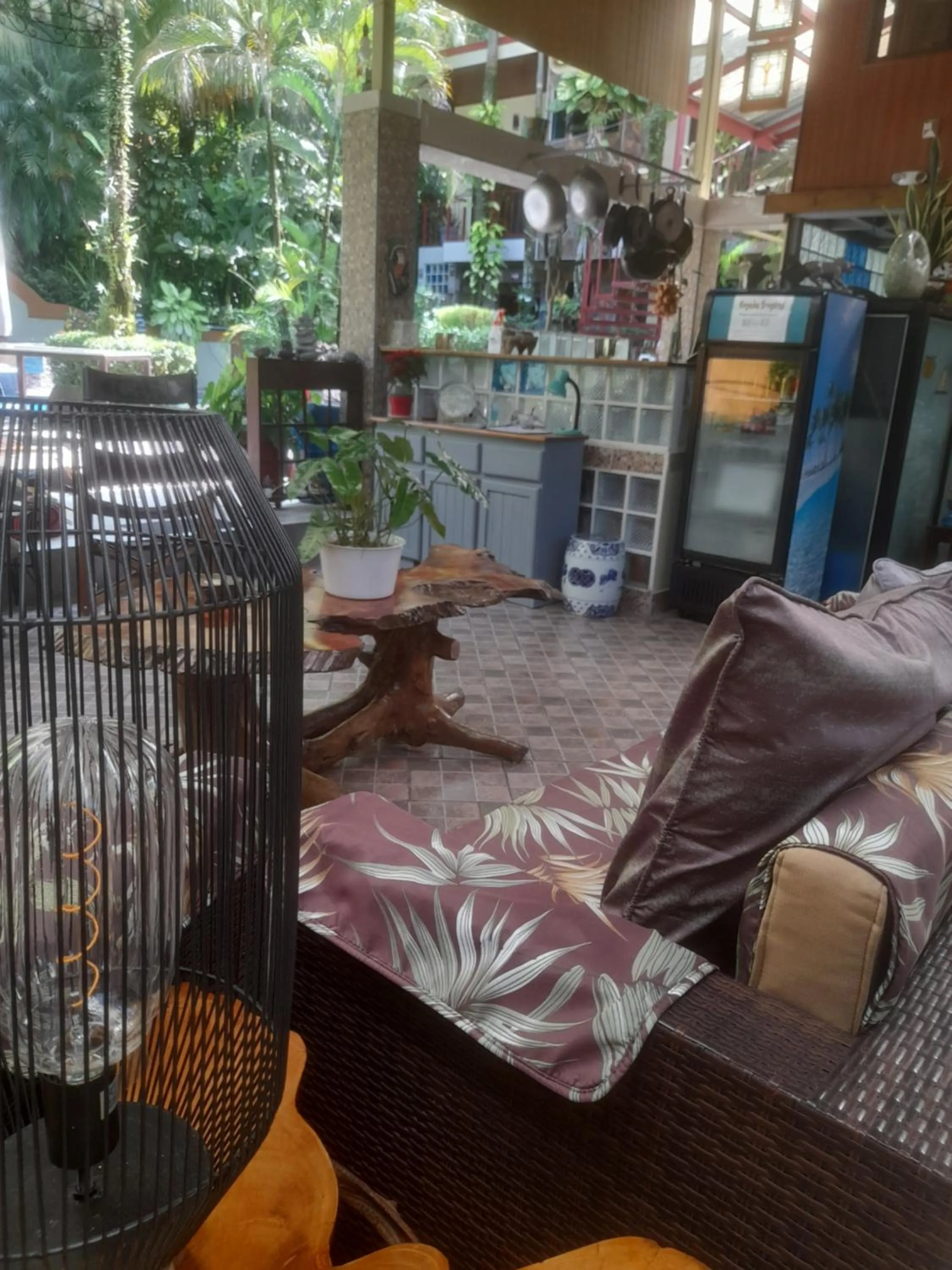 Communal lounge/ TV room in Coyaba Tropical Elegant Adult Guesthouse