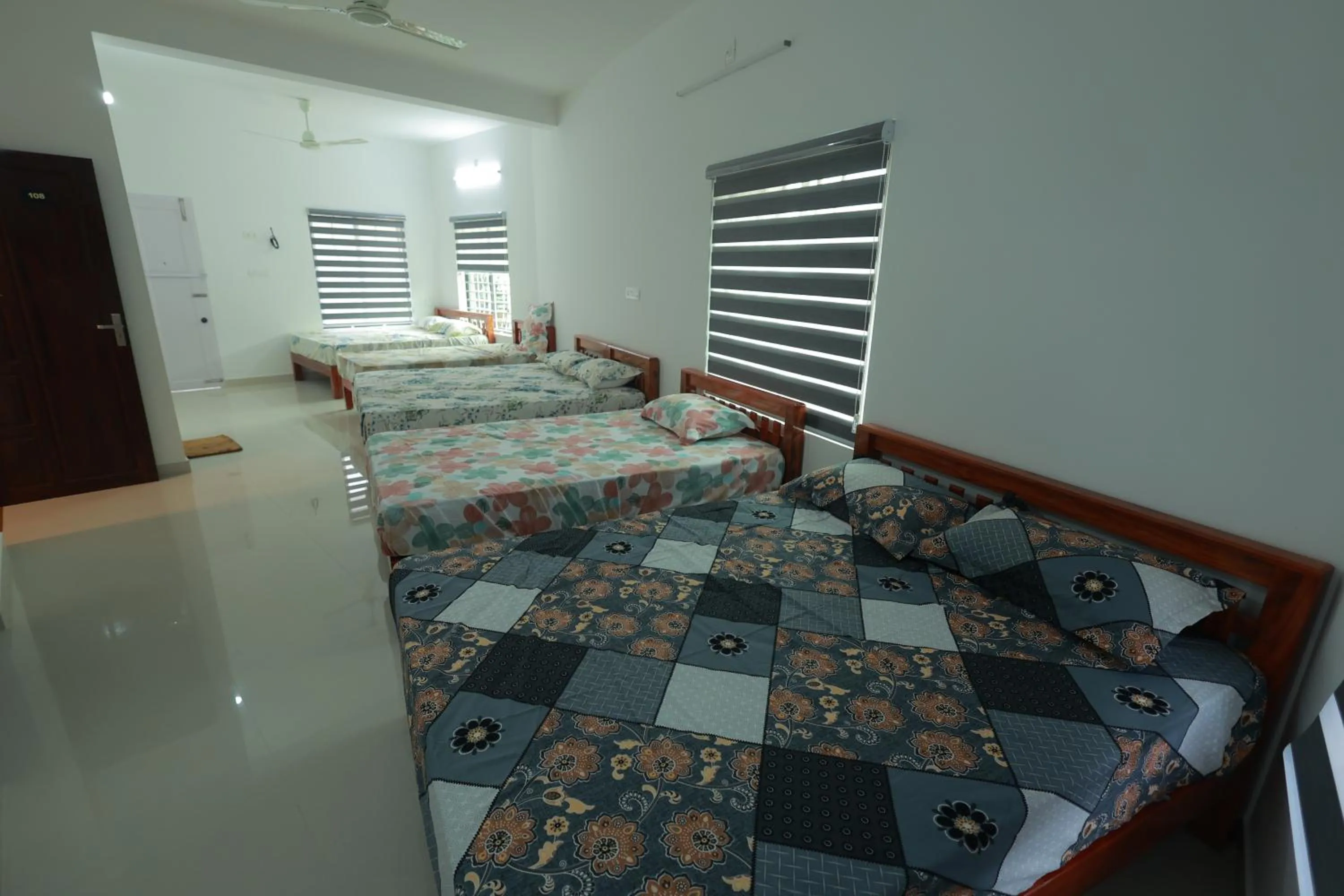 Bed in Kailasam Residency