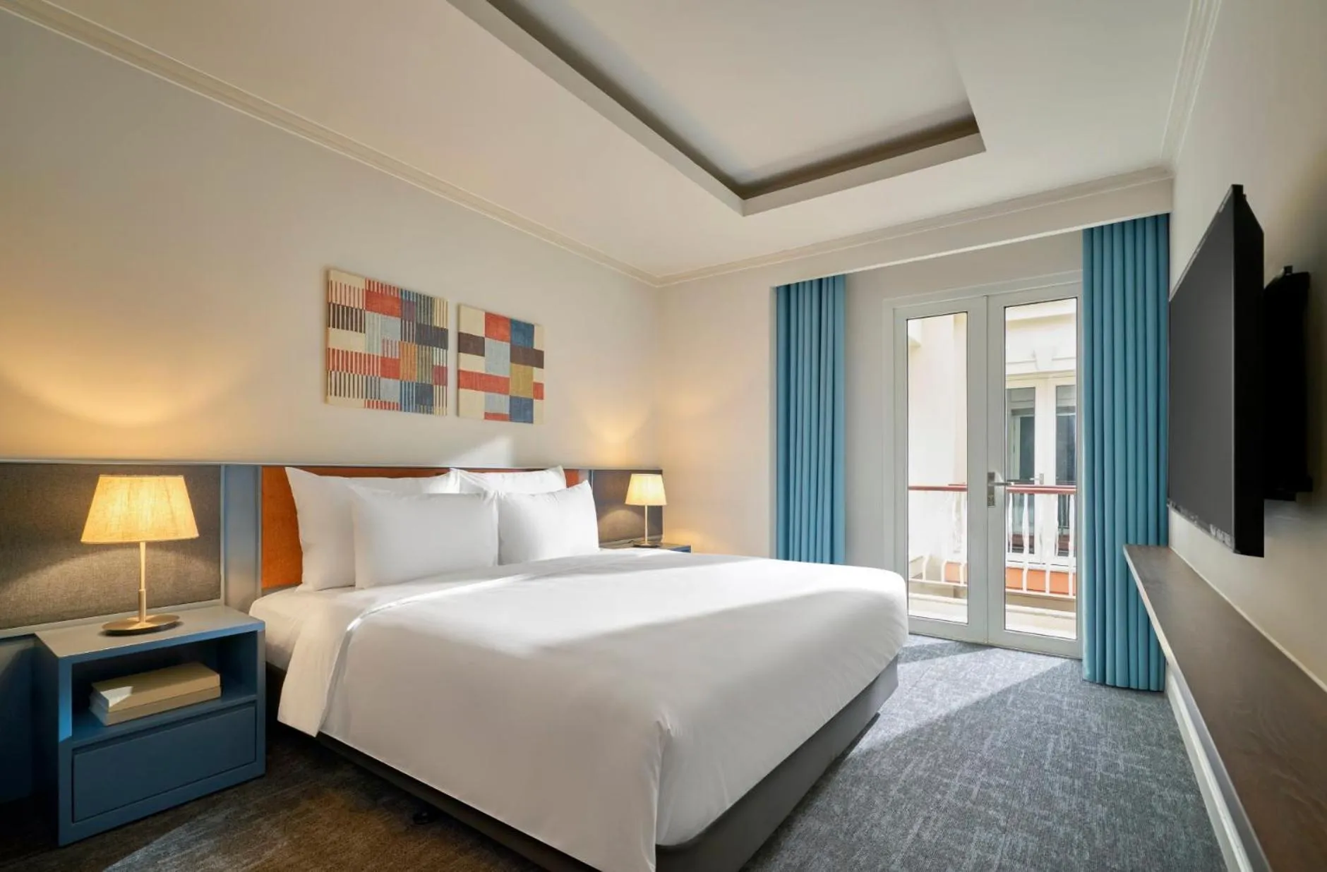 Bed in M Village Hotel Thợ Nhuộm