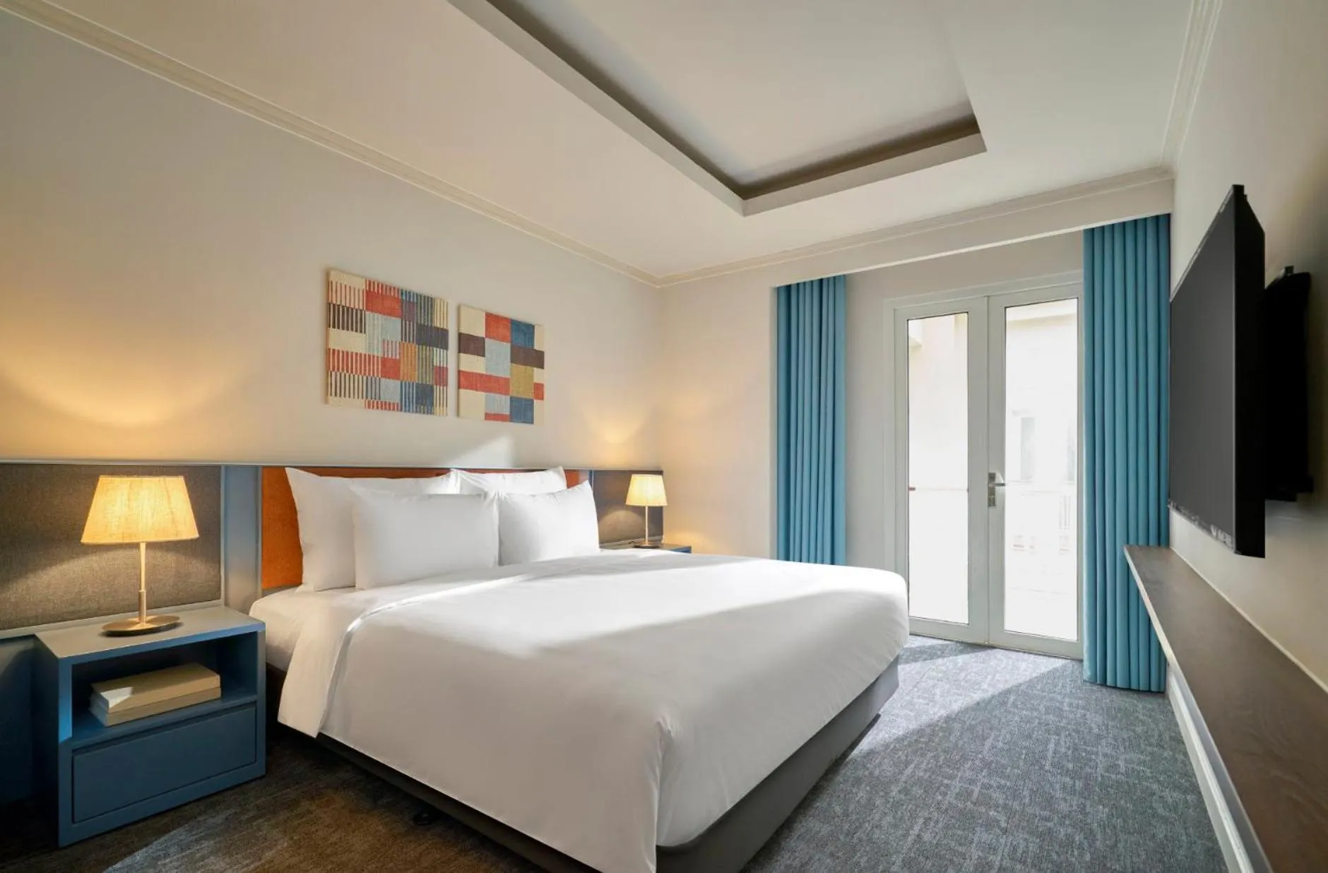 Bed in M Village Hotel Thợ Nhuộm