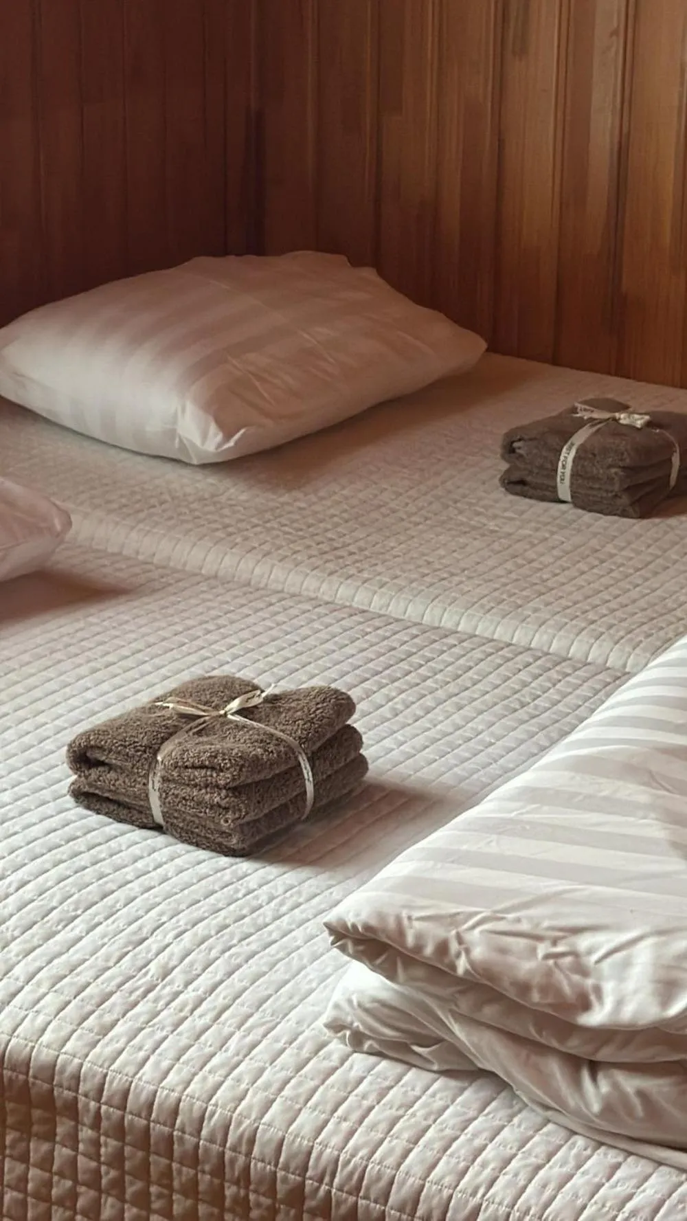 Bed in Jeju Songdangsongdang Pension and Resort