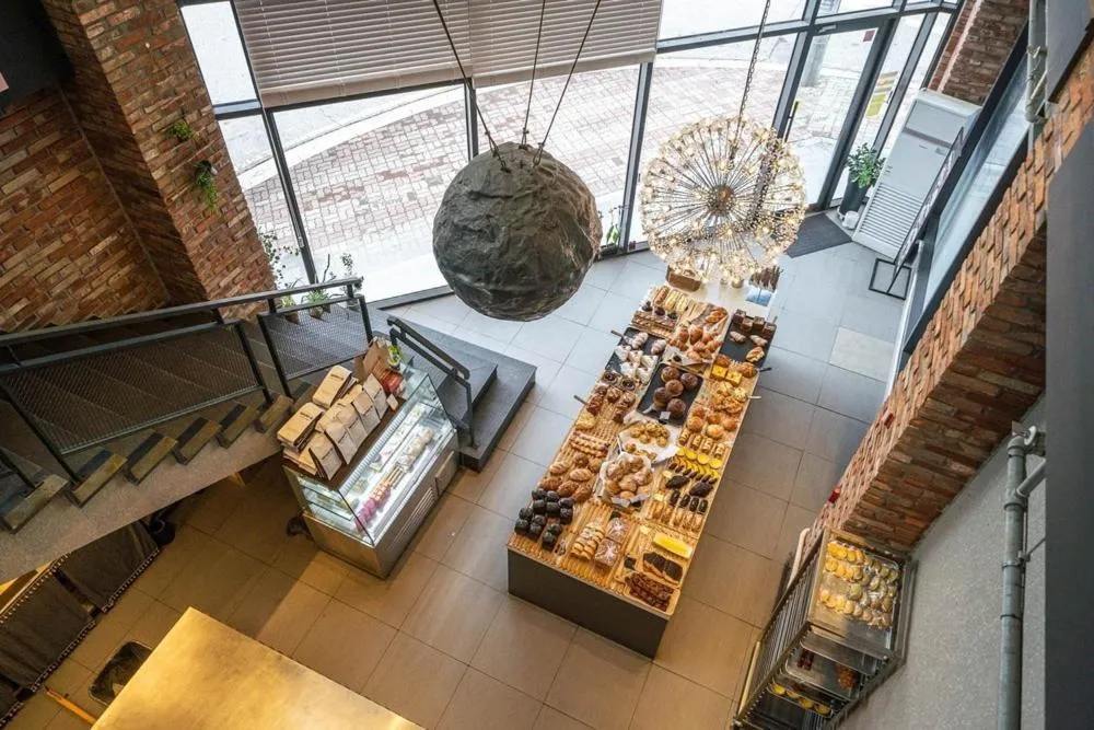 Buffet breakfast in Andong Case Hotel