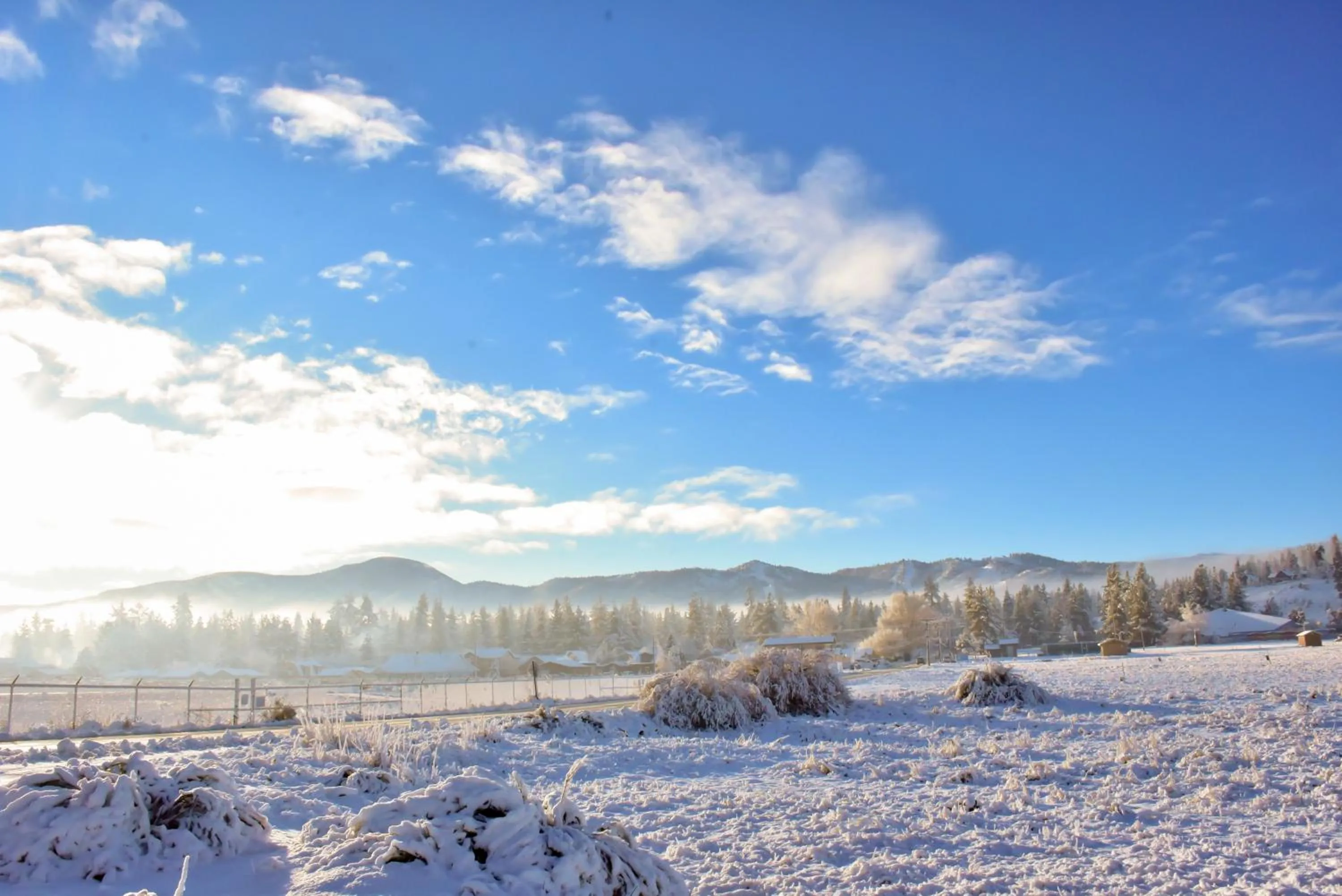 Natural landscape in Embers Lodge & Cabins