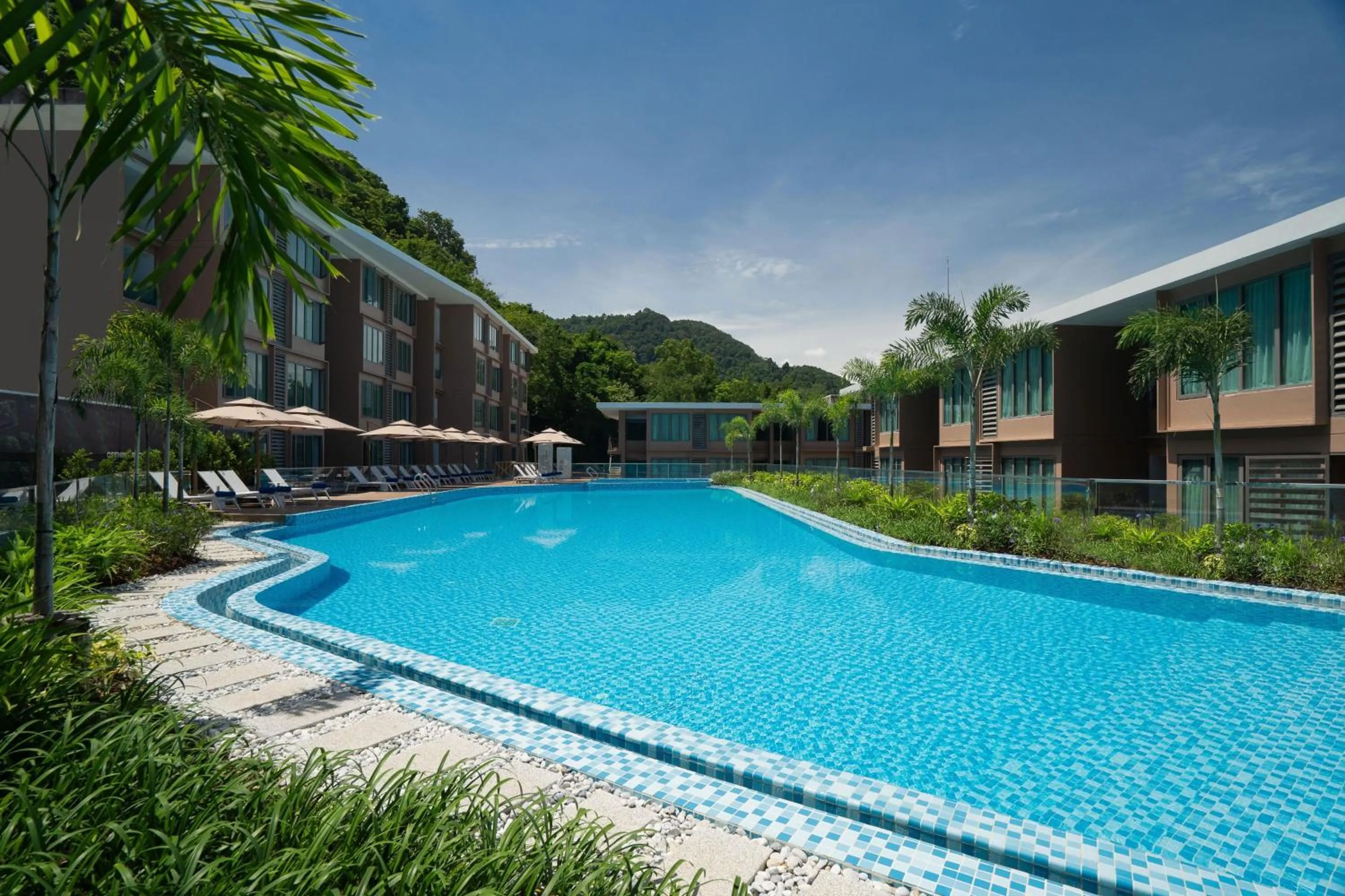 Pool view in Wyndham Garden Phuket Kamala