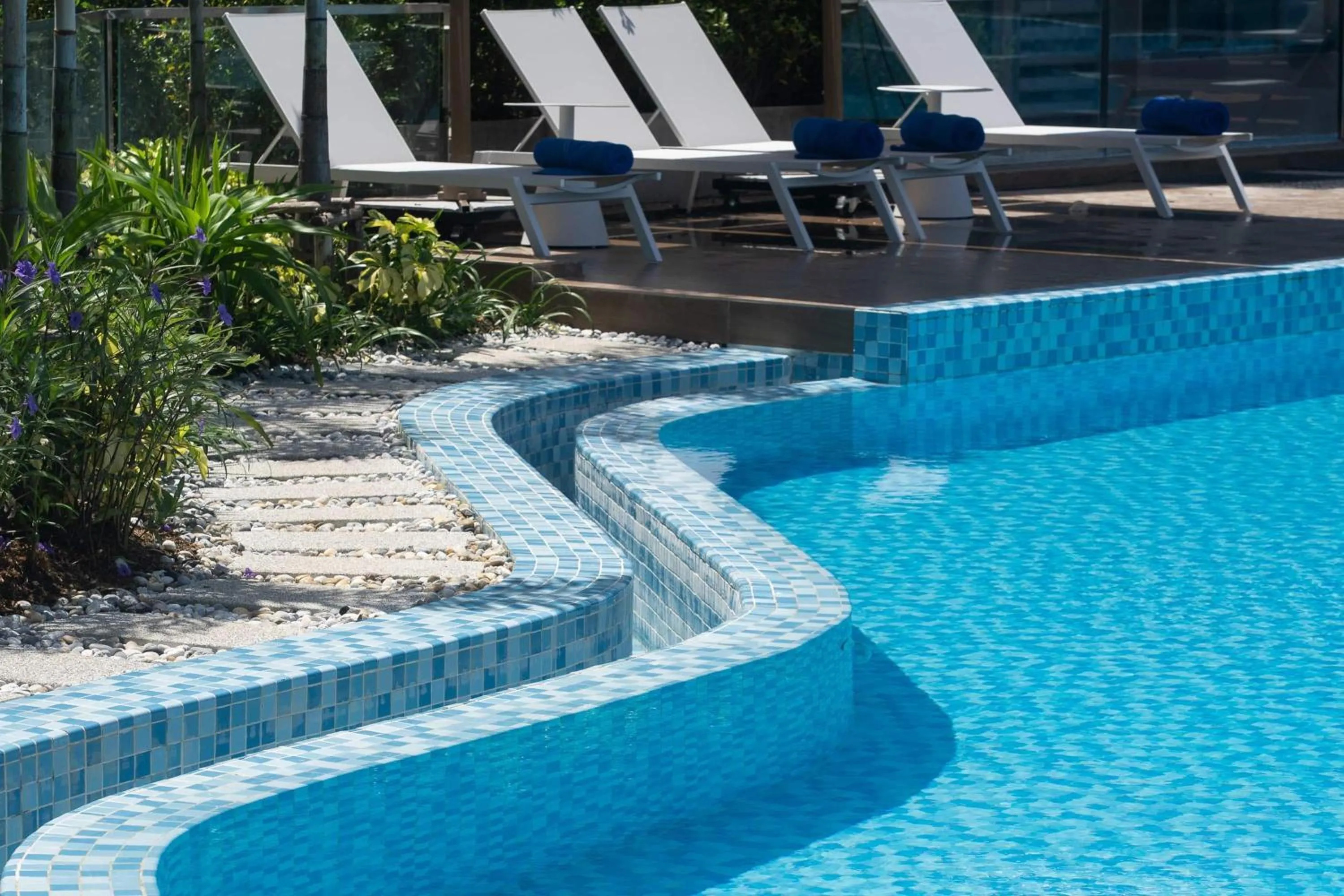 Pool view in Wyndham Garden Phuket Kamala