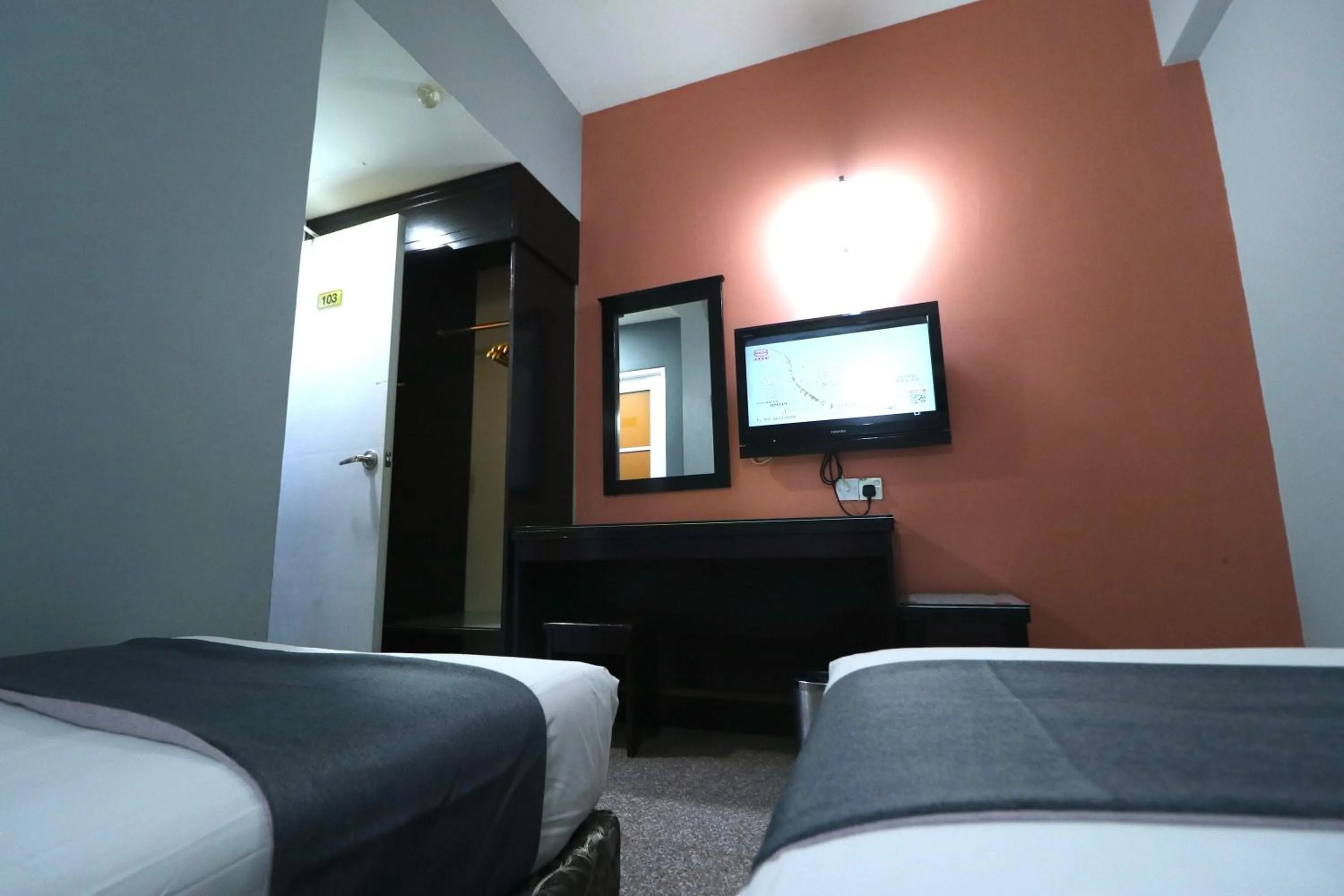 Bed in Hotel Sri Puchong