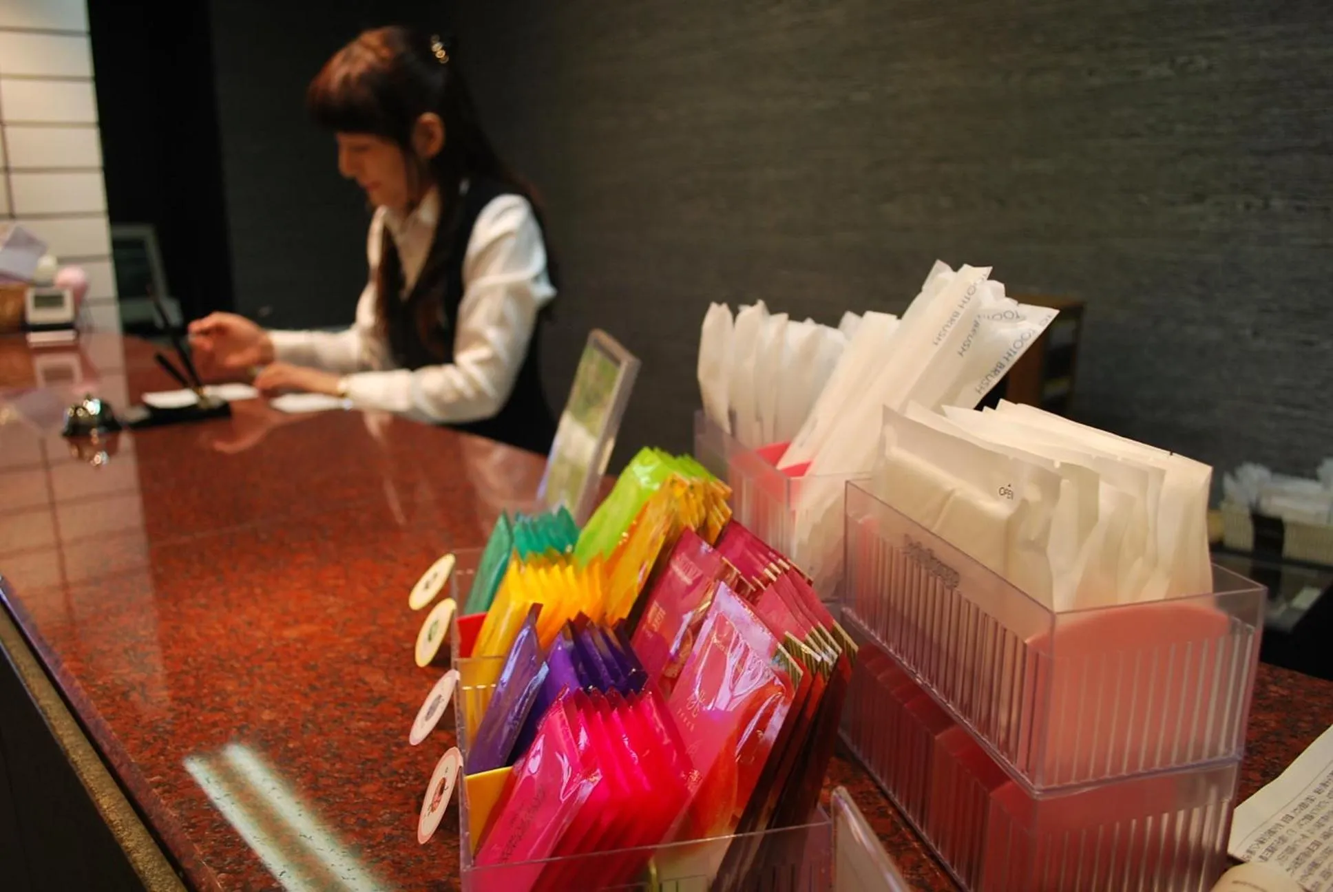 Lobby or reception in Sky Hotel Uozu Annex