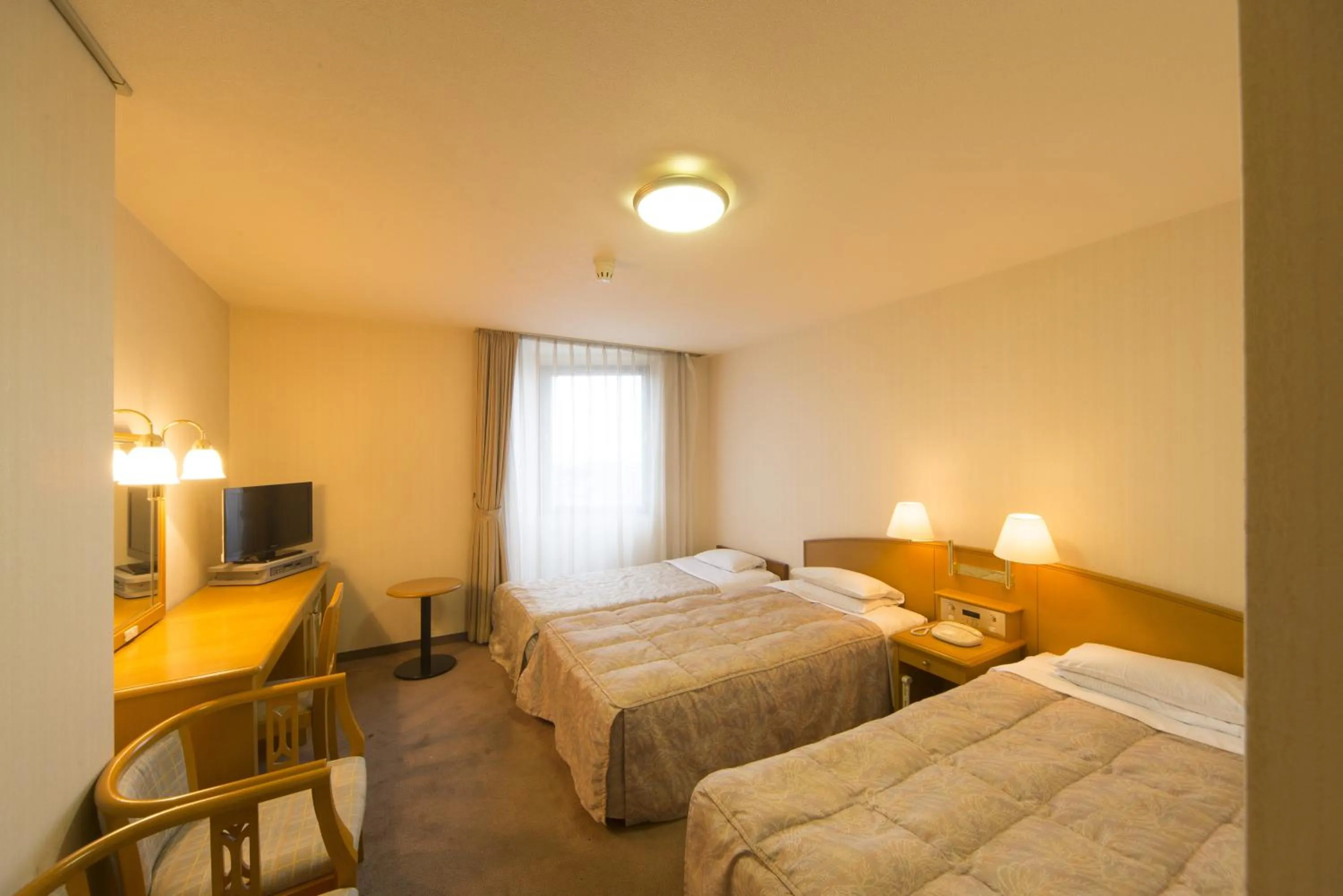 Photo of the whole room, Bed in Sky Hotel Uozu Annex