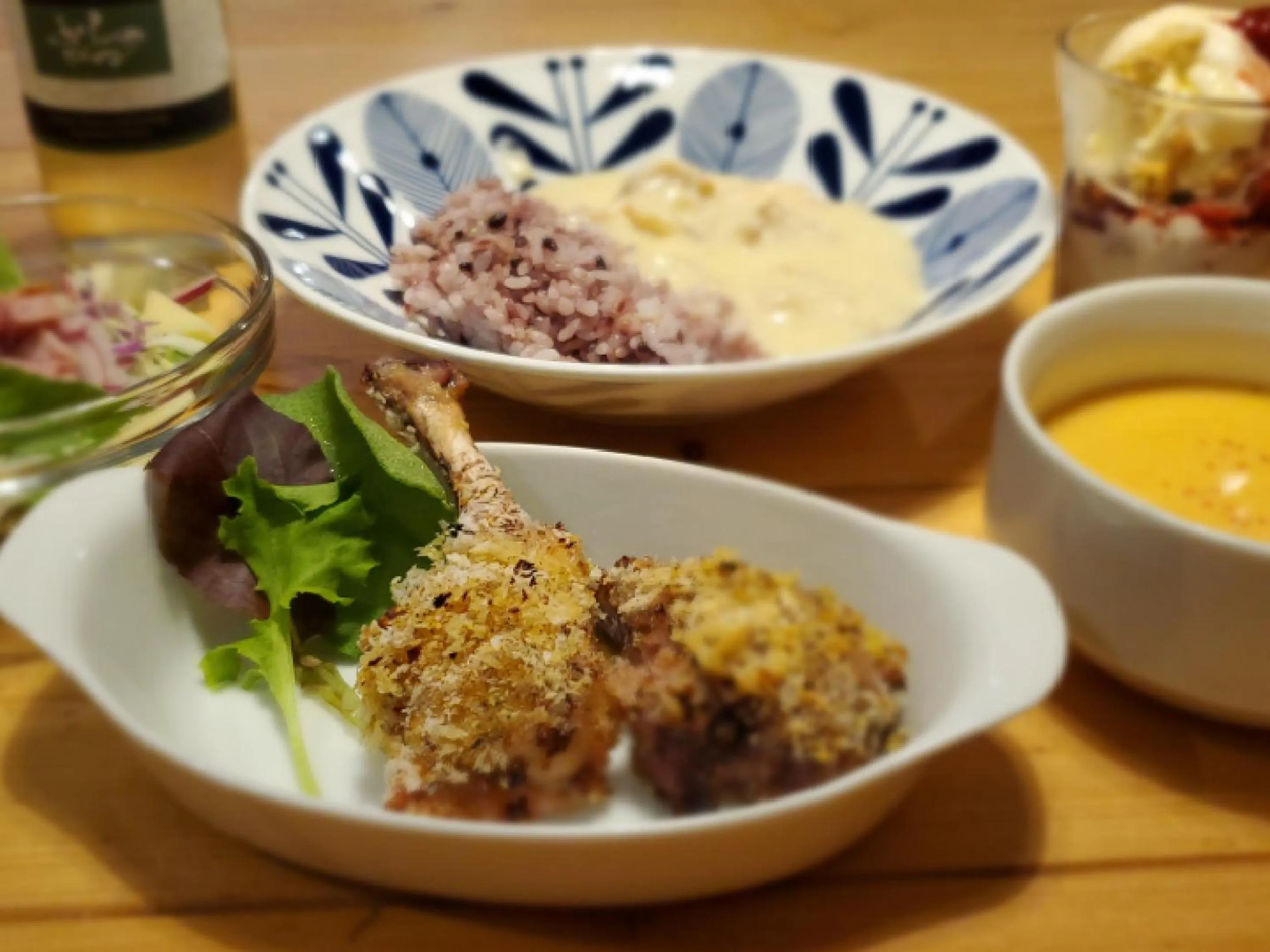 Dinner in Pension Gooseberry