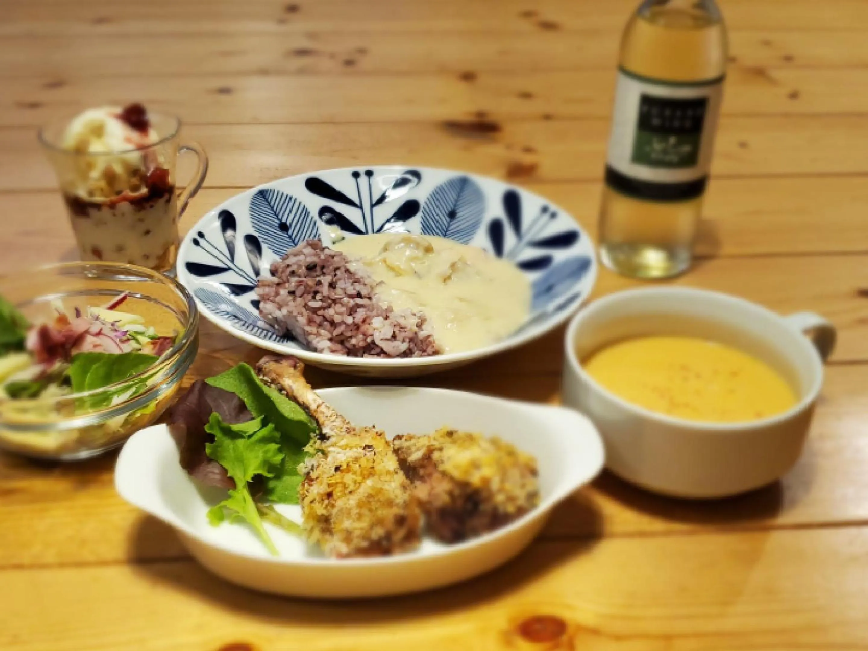 Dinner in Pension Gooseberry