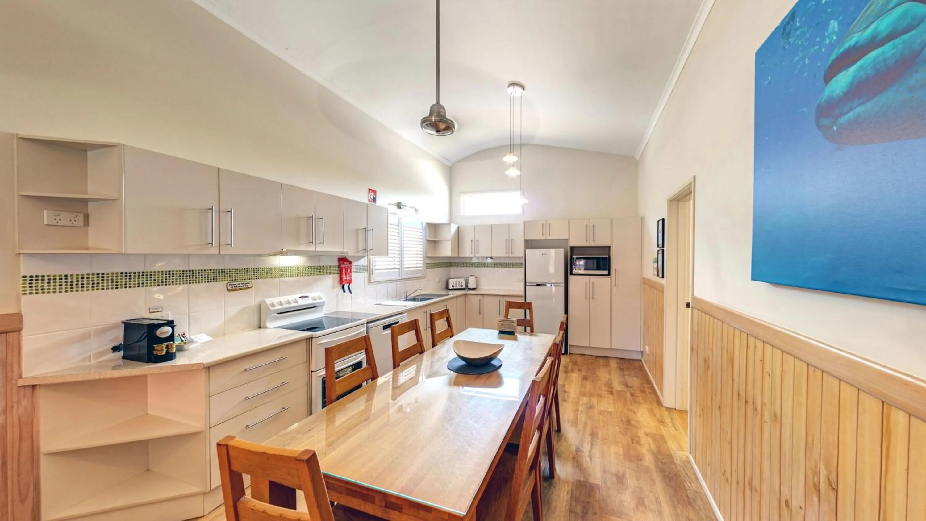 kitchen in BIG4 Adventure Whitsunday Resort