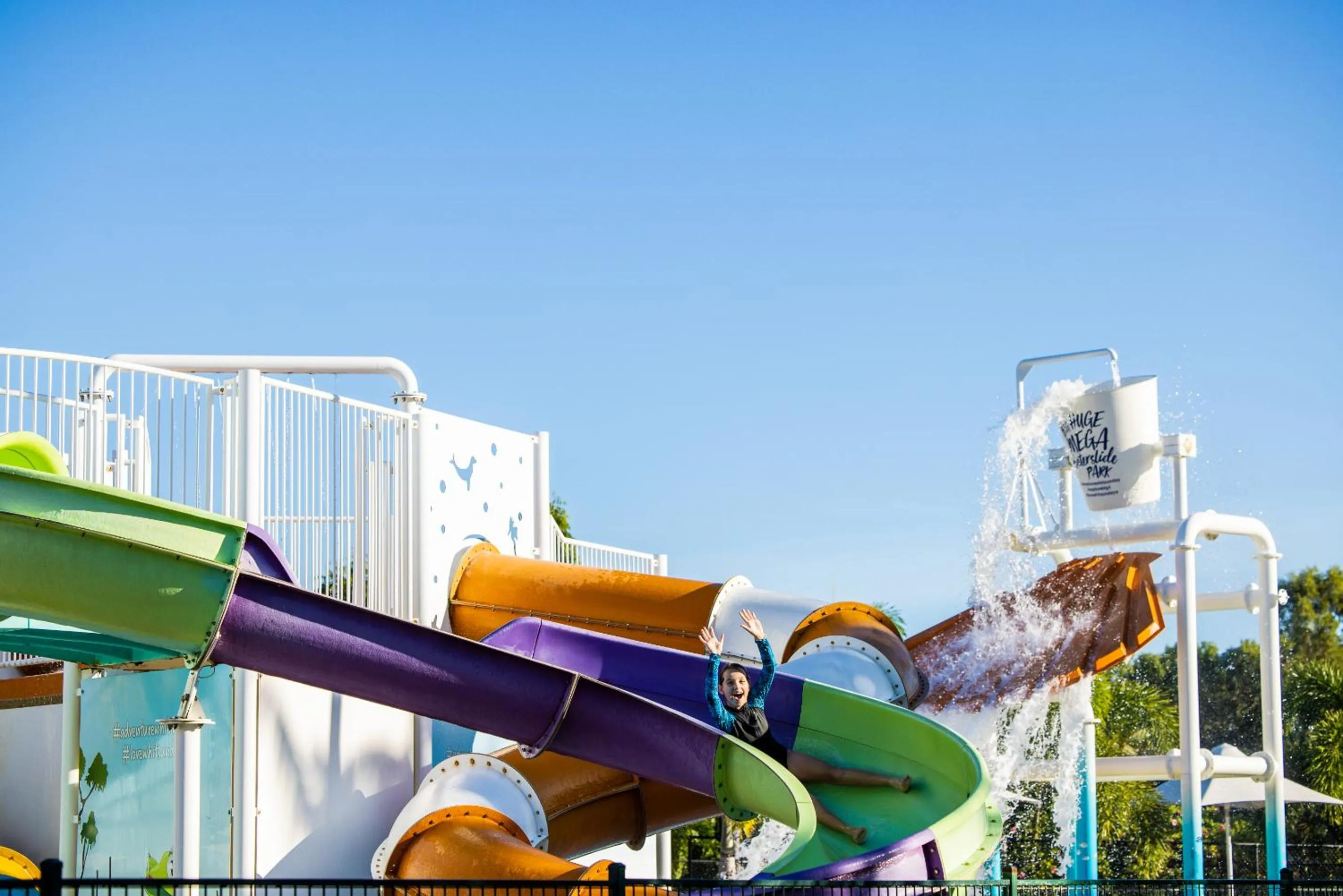 Aqua park in BIG4 Adventure Whitsunday Resort