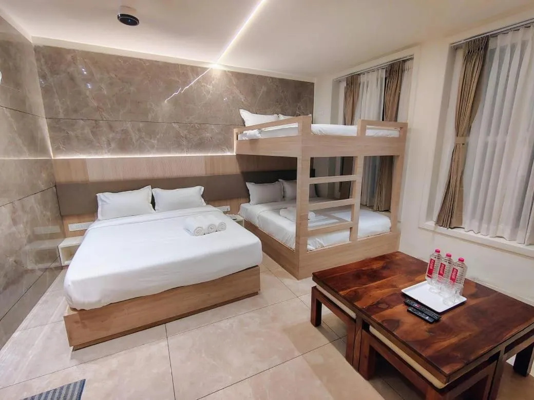 Bed in Hotel Shriram Cottage