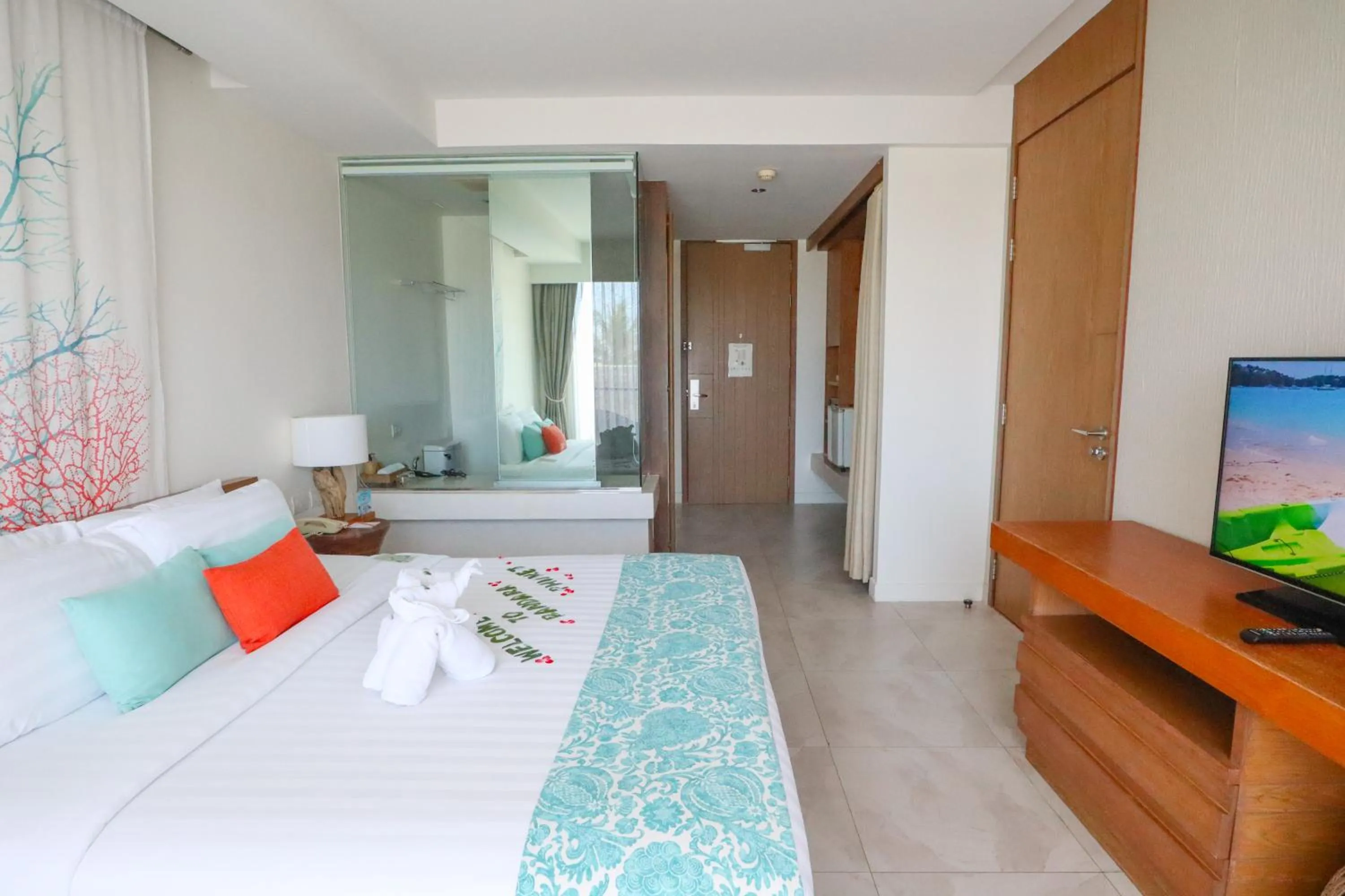 Bed in Bandara Beach Resort, Phuket