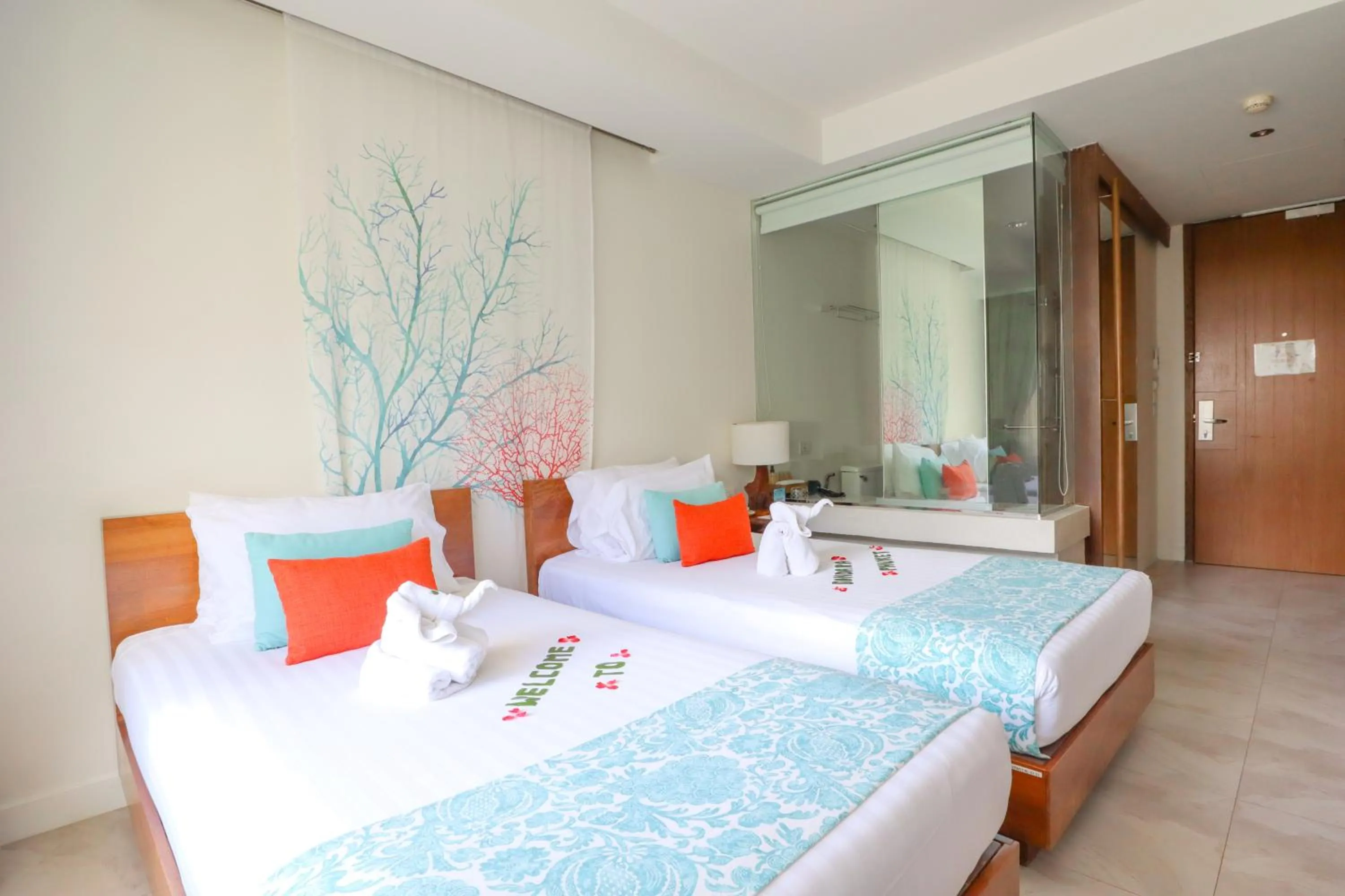 Bed in Bandara Beach Resort, Phuket