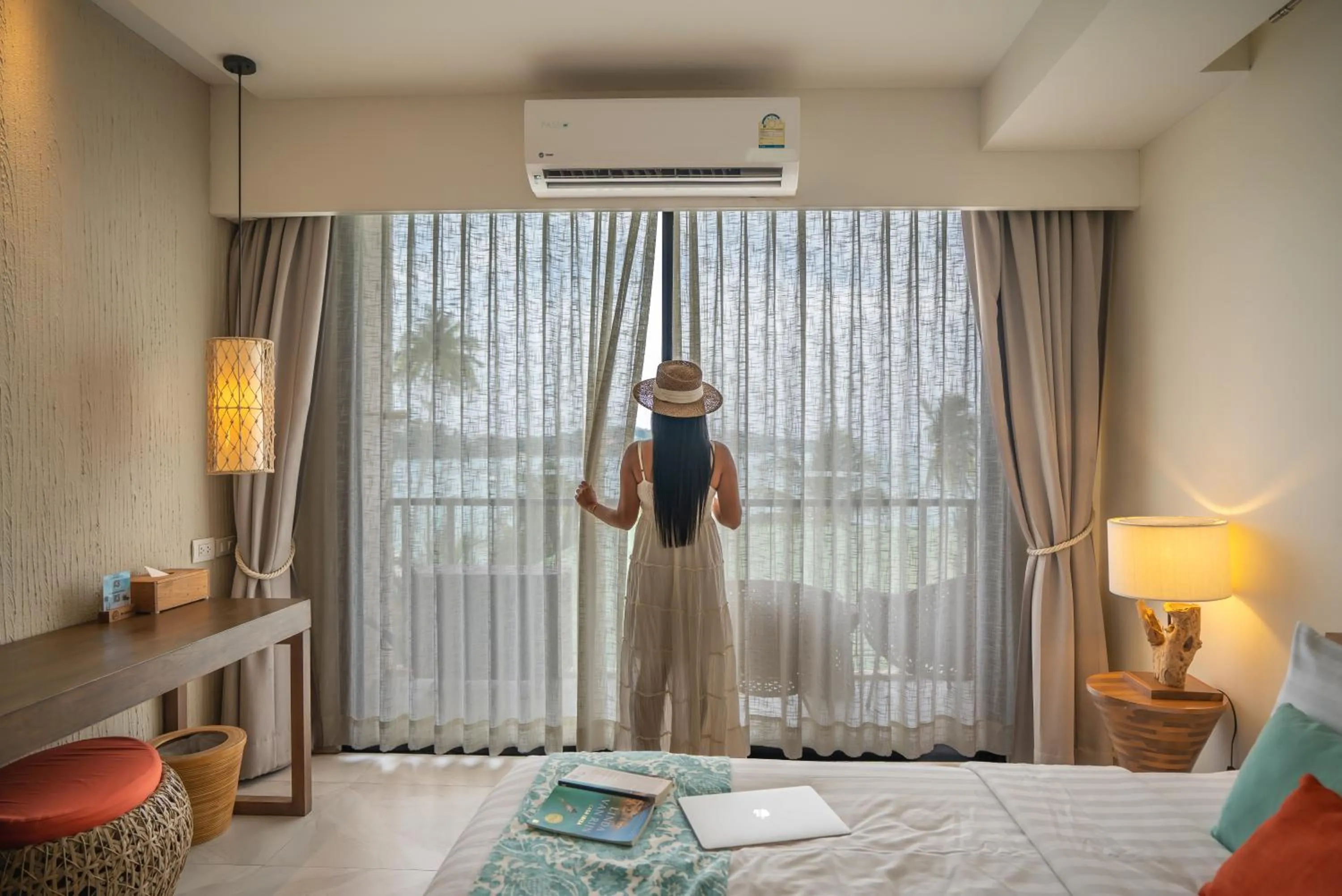 People, Bed in Bandara Beach Resort, Phuket