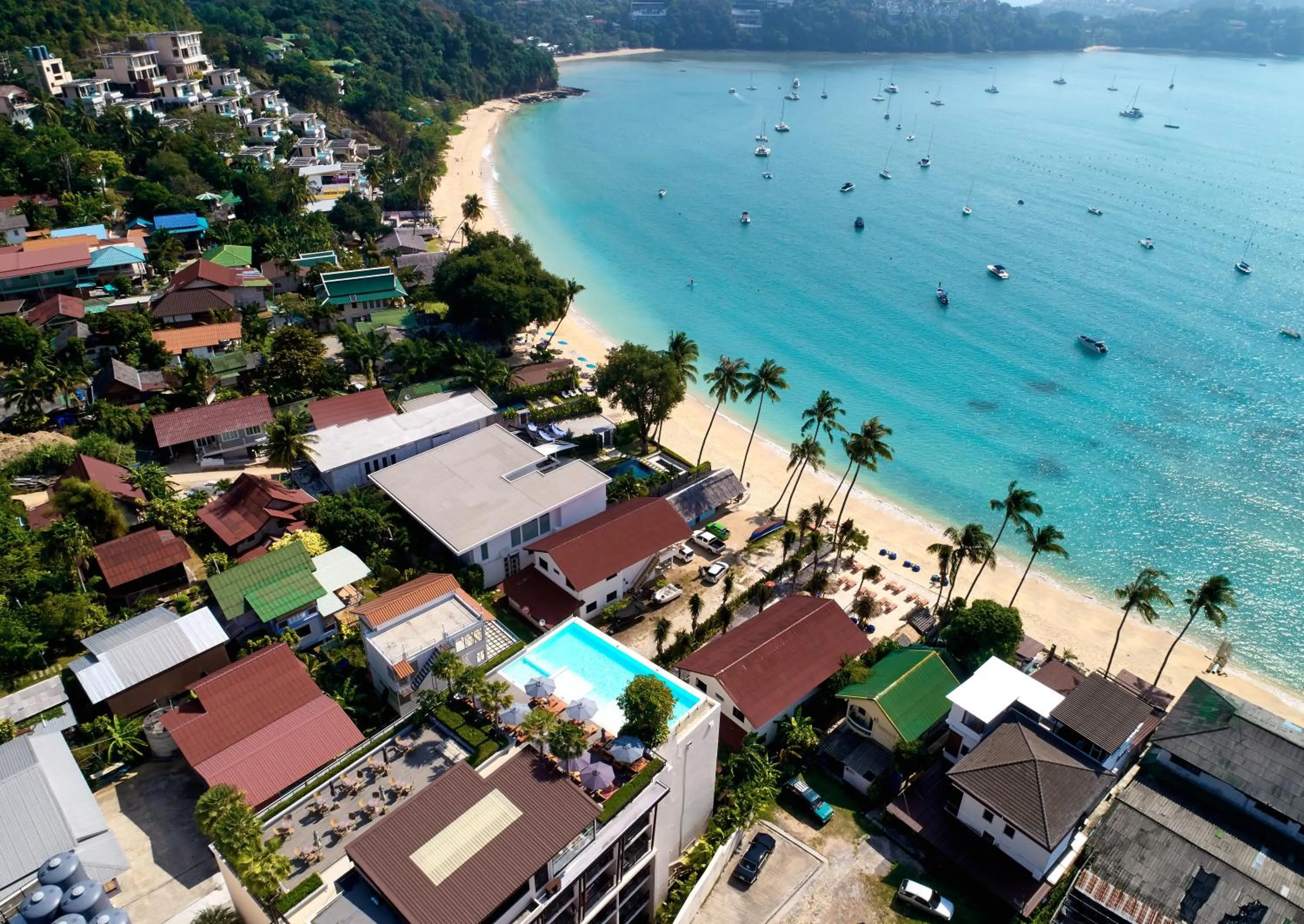 Bird's eye view in Bandara Beach Resort, Phuket