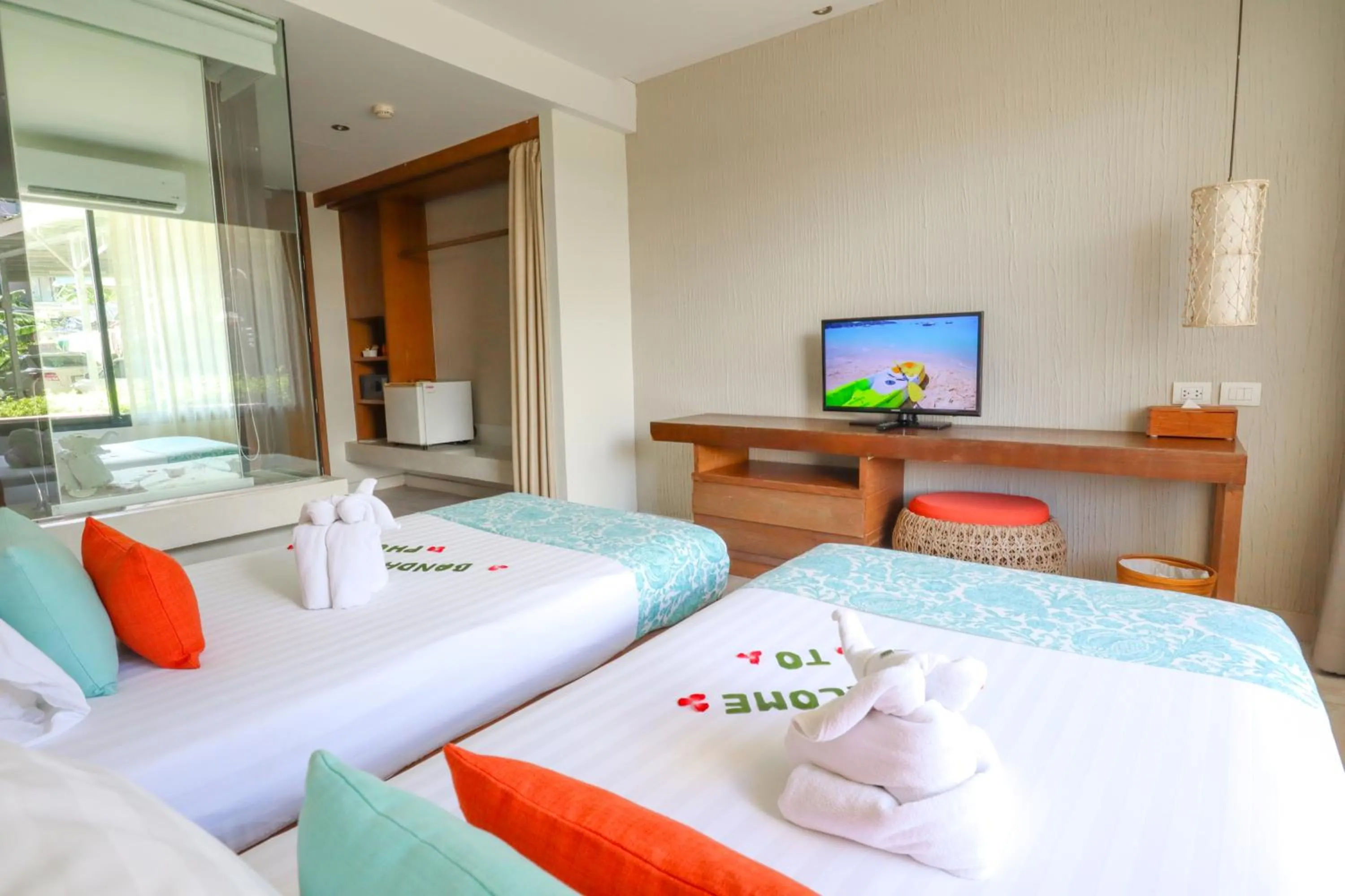 Bed in Bandara Beach Resort, Phuket