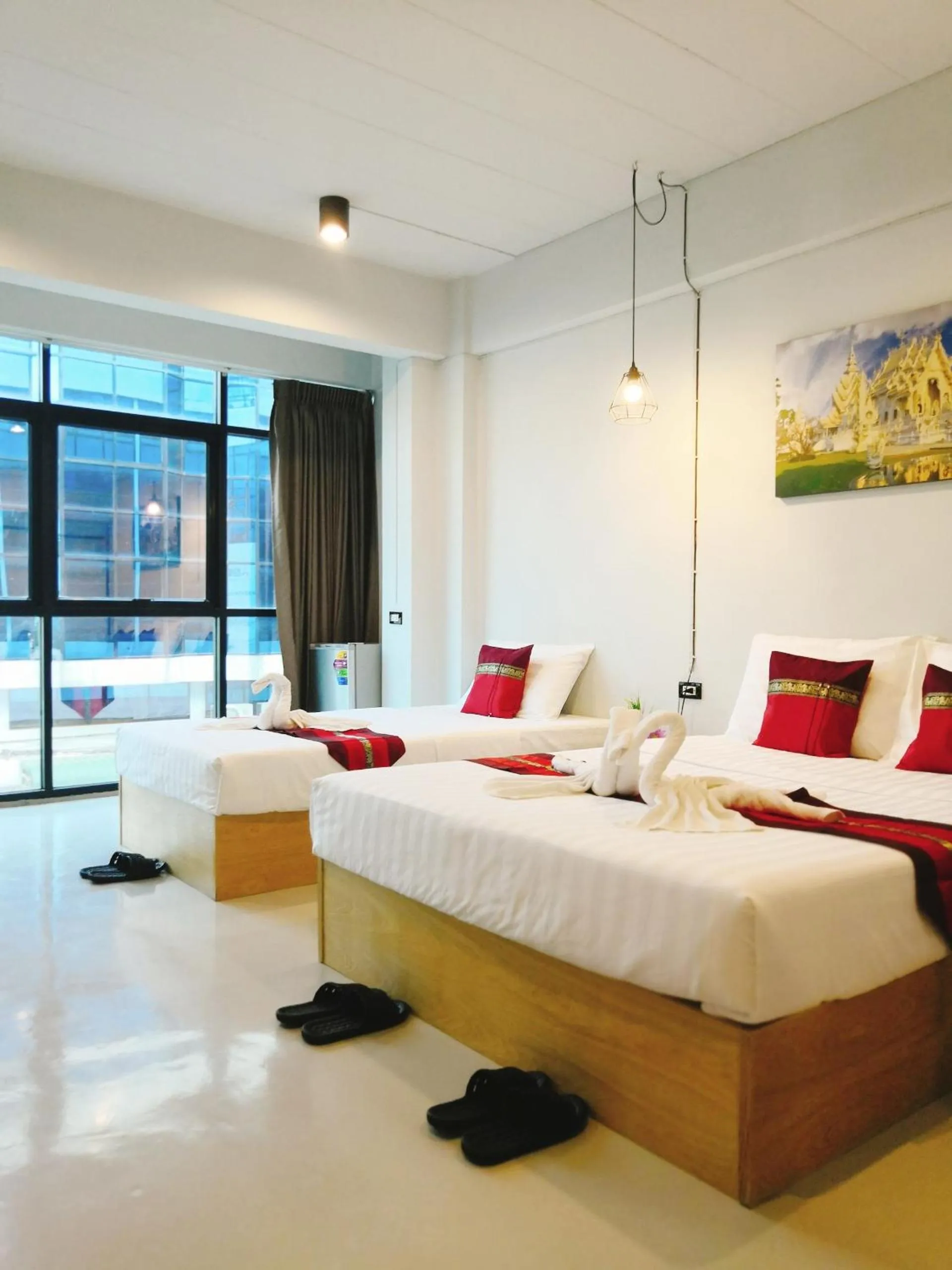 Bed in Little Lanna Guesthouse