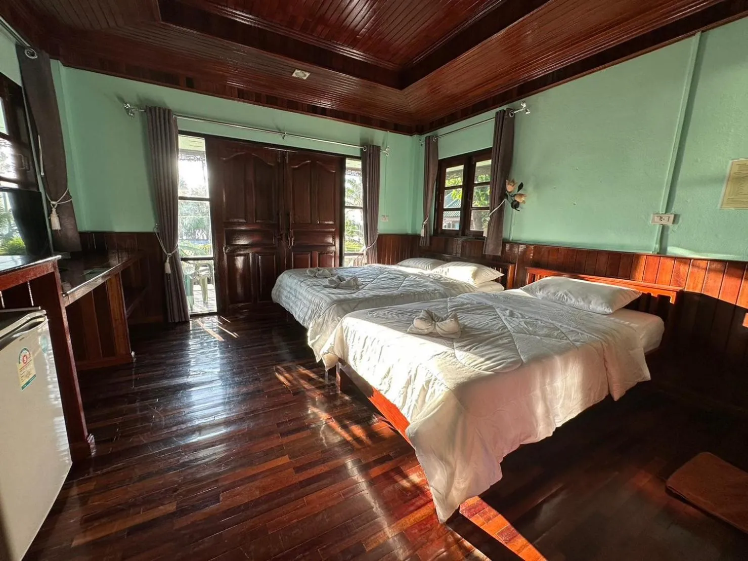 Bed in Yataa Spa and Resort