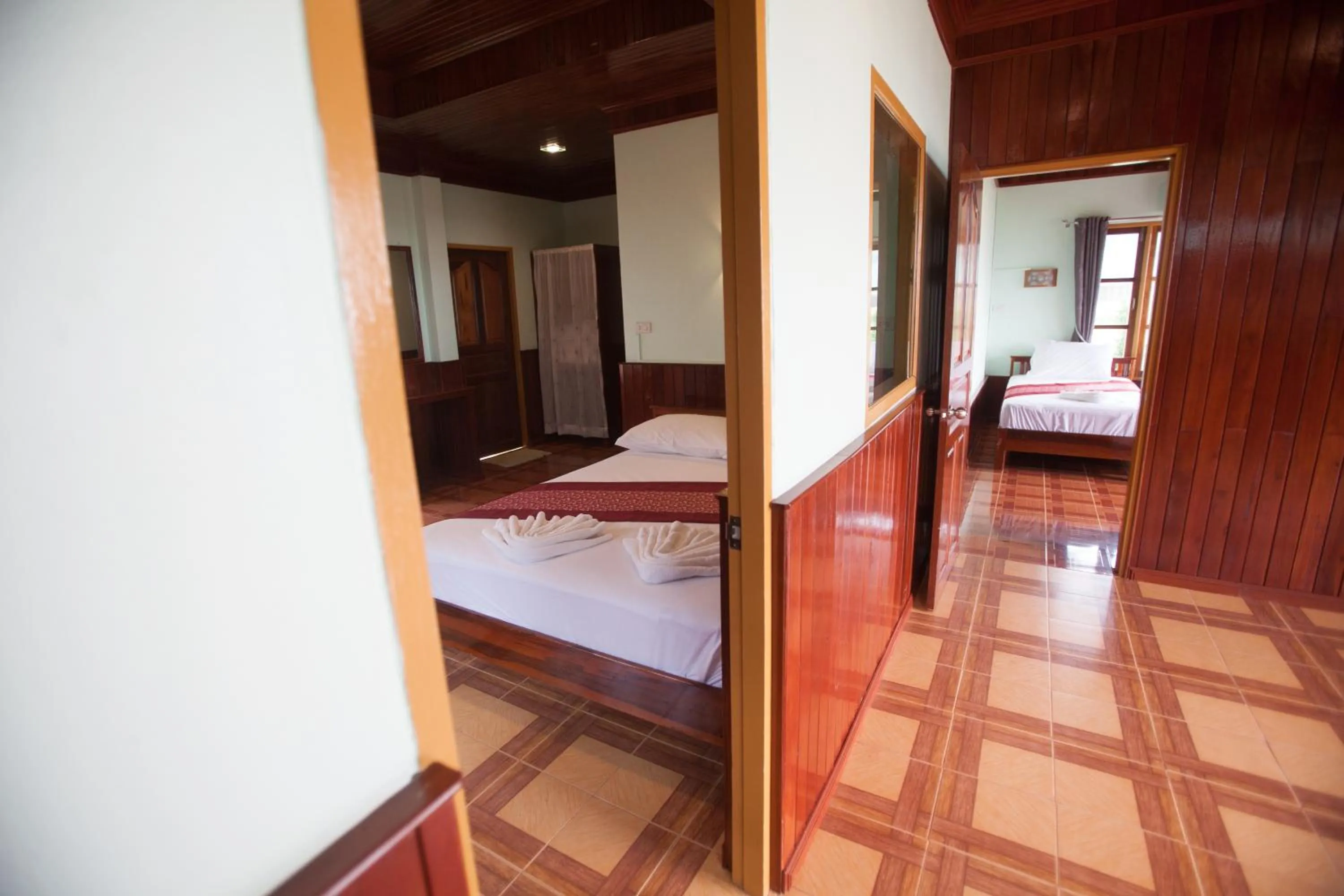 Bed in Yataa Spa and Resort