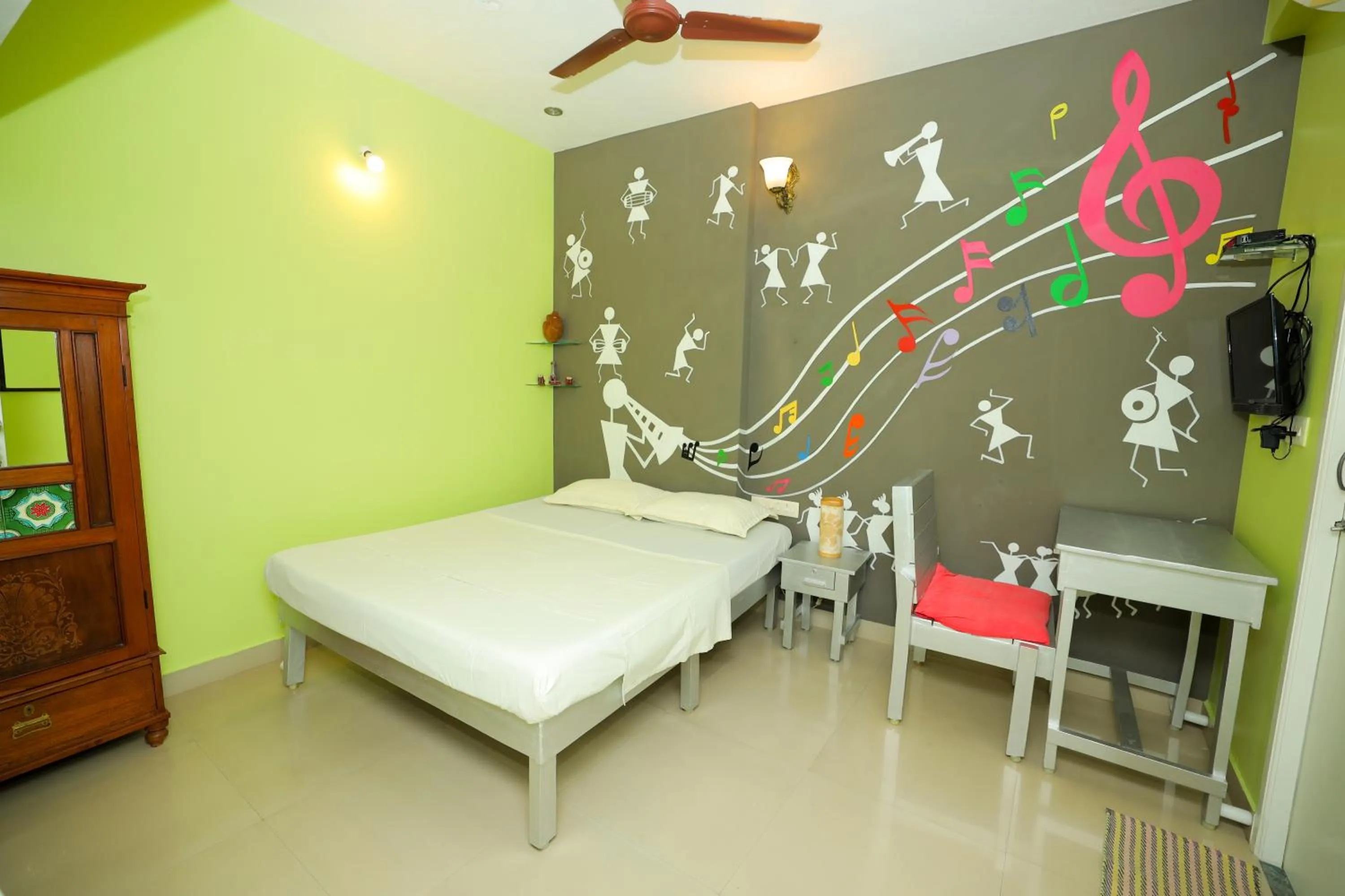 Bed in La Maison Radha