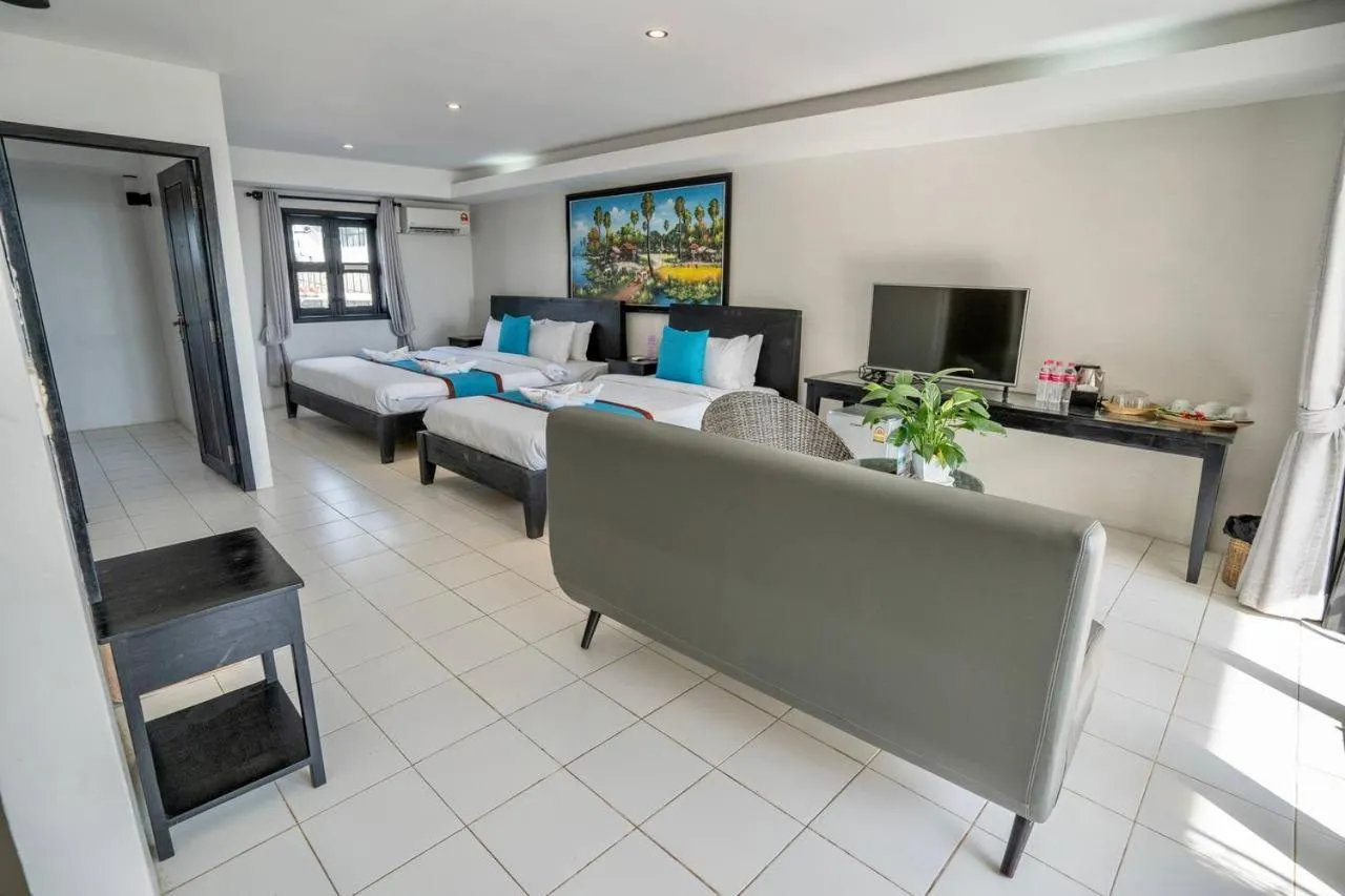 View (from property/room), Bed in Mary Beach Hotel & Resort