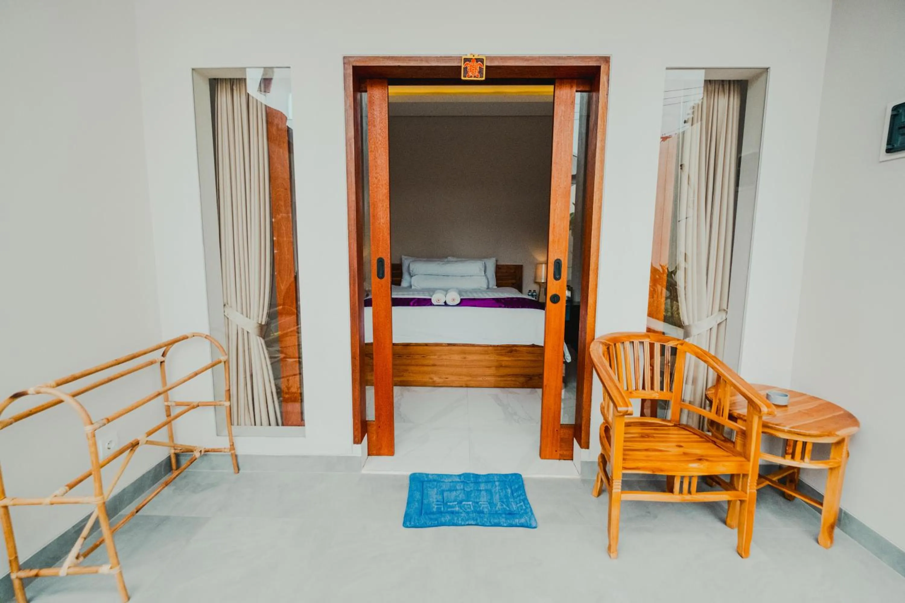 Patio in Turtle Shelter Guest House