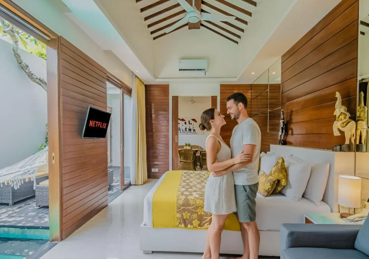 Bed in Anari Villas Kuta by The Wina Resorts