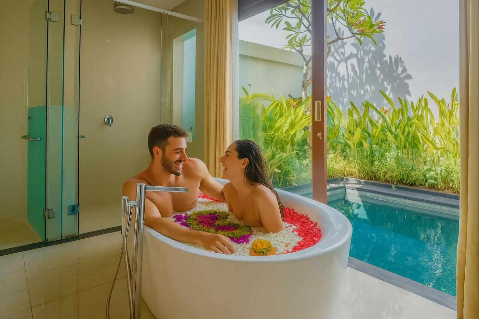 Bathroom in Anari Villas Kuta by The Wina Resorts