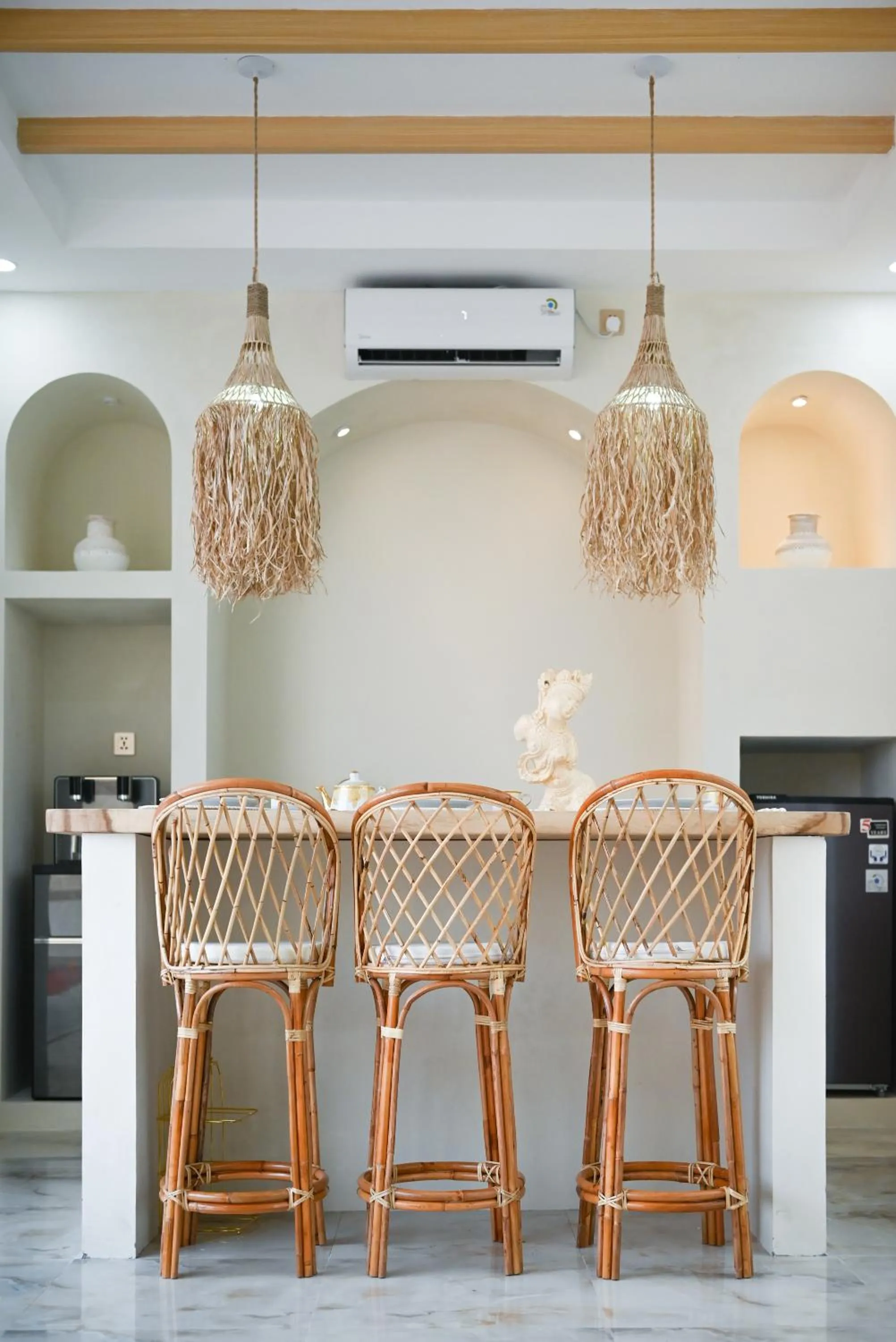 Kitchen or kitchenette in The Medusa Villas Bali