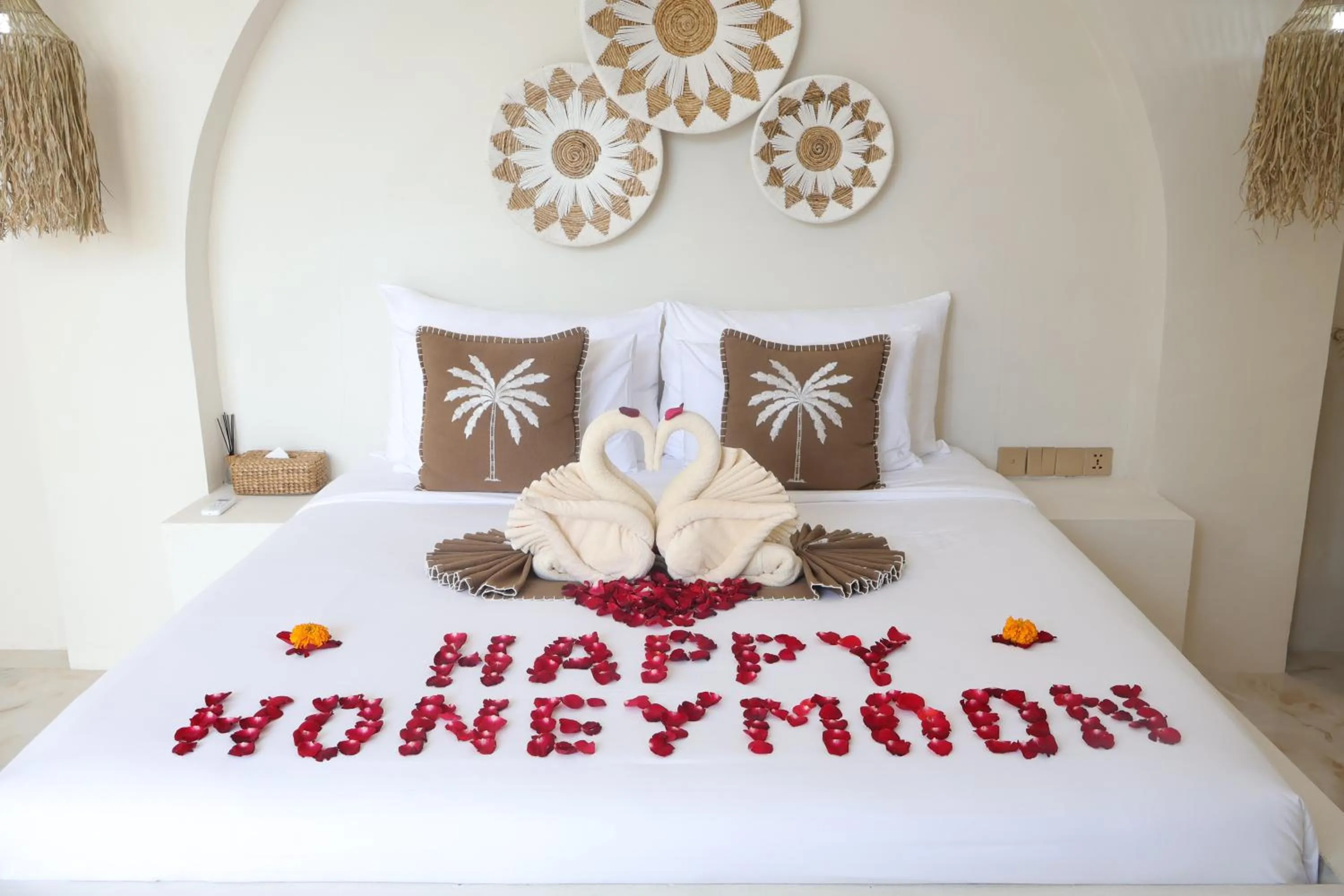 Bed in The Medusa Villas Bali