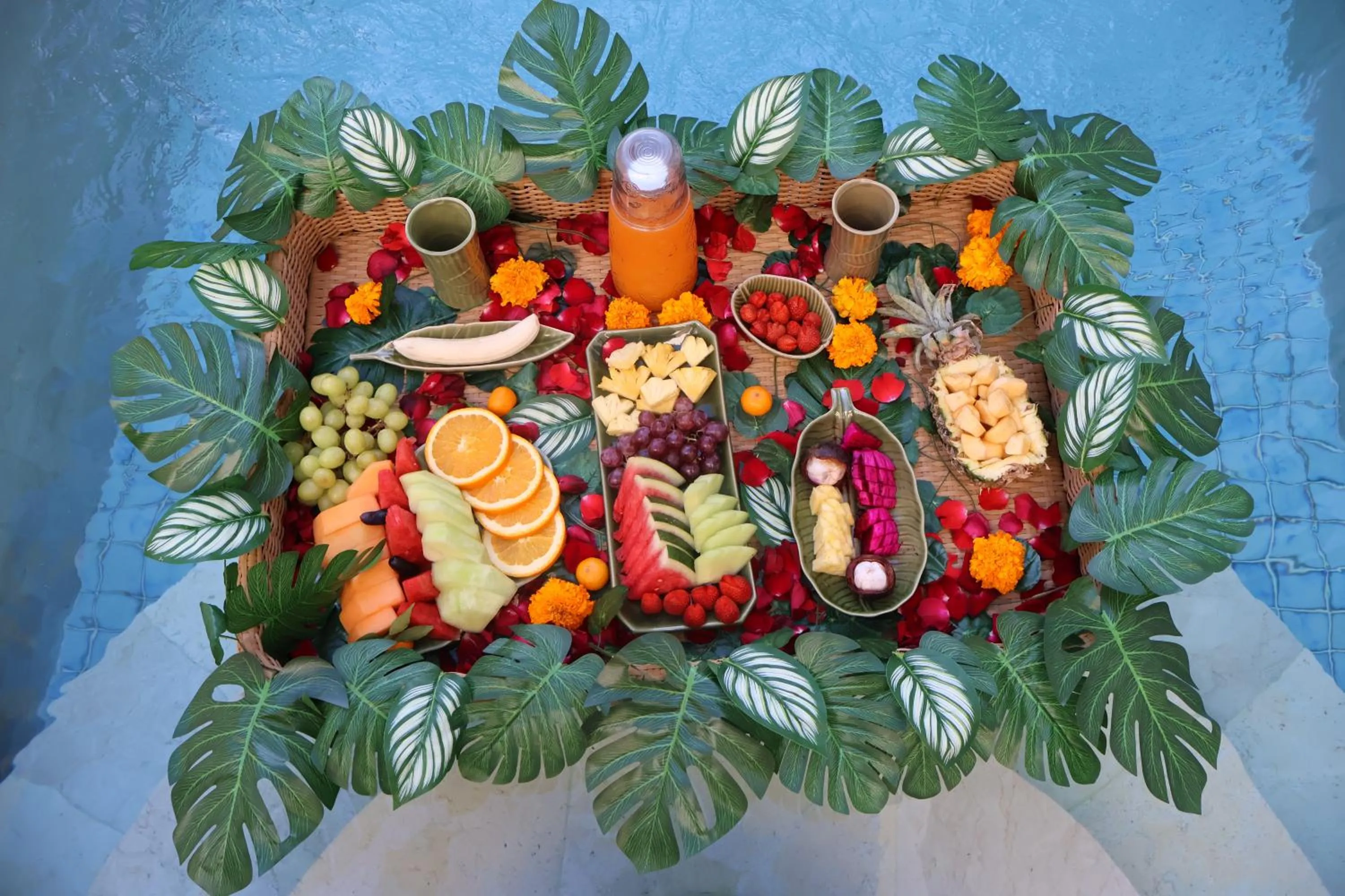 Food and drinks in The Medusa Villas Bali