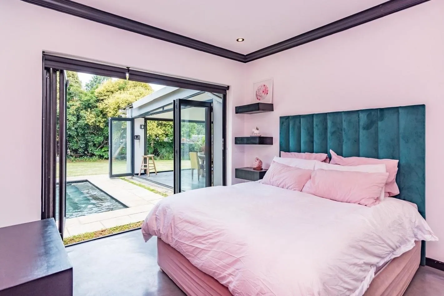 Bedroom in The Urban Sanctuary Boutique Hotel & Retreat