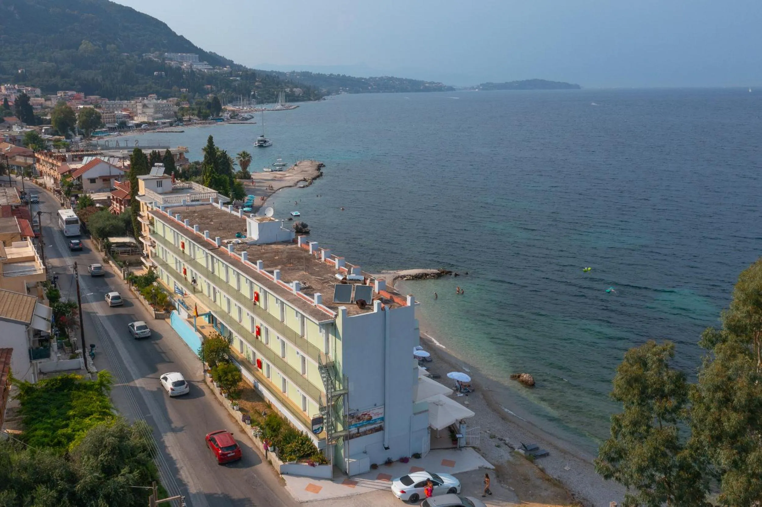 Bird's eye view in Corfu Maris