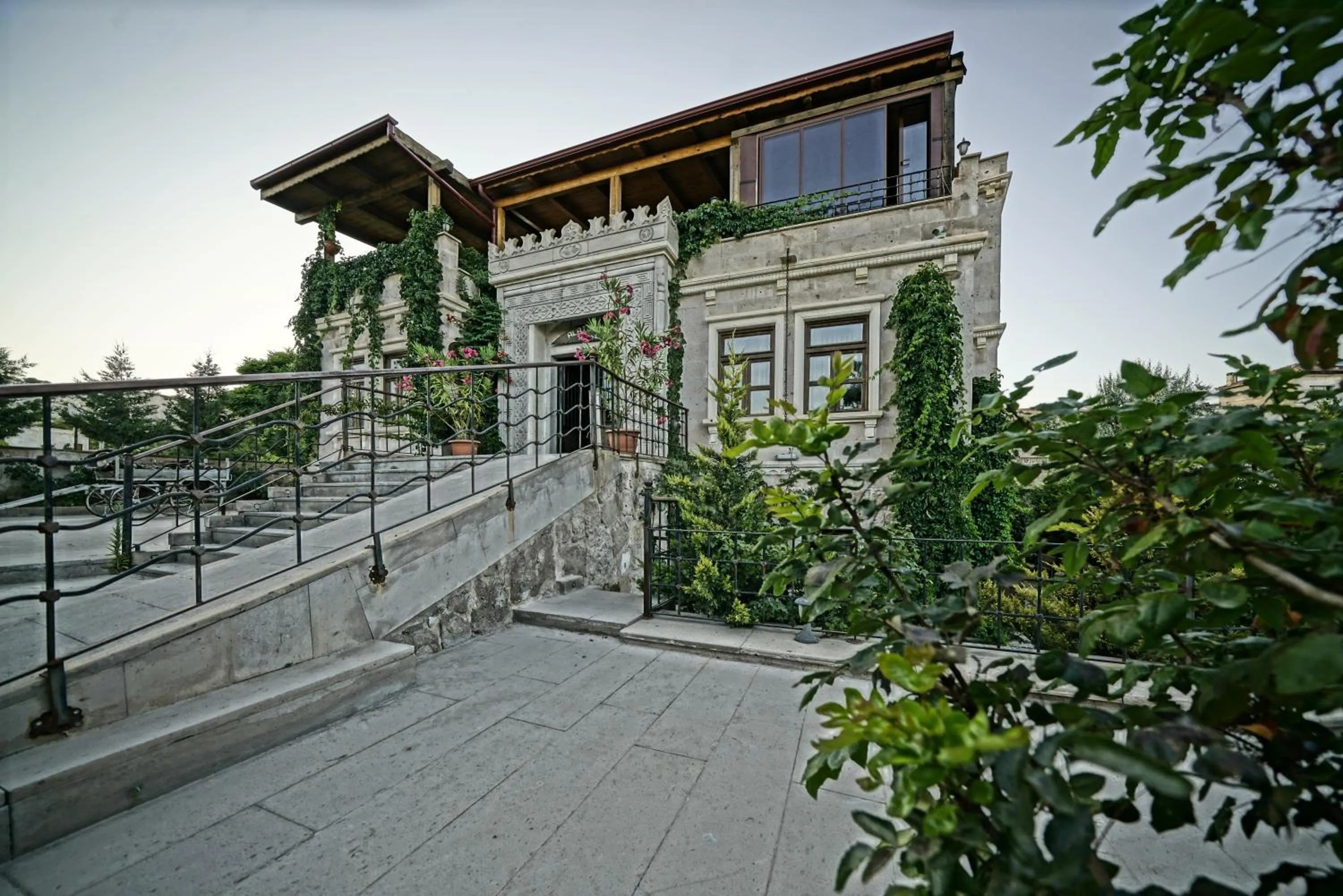 Facade/entrance in Alaturca House
