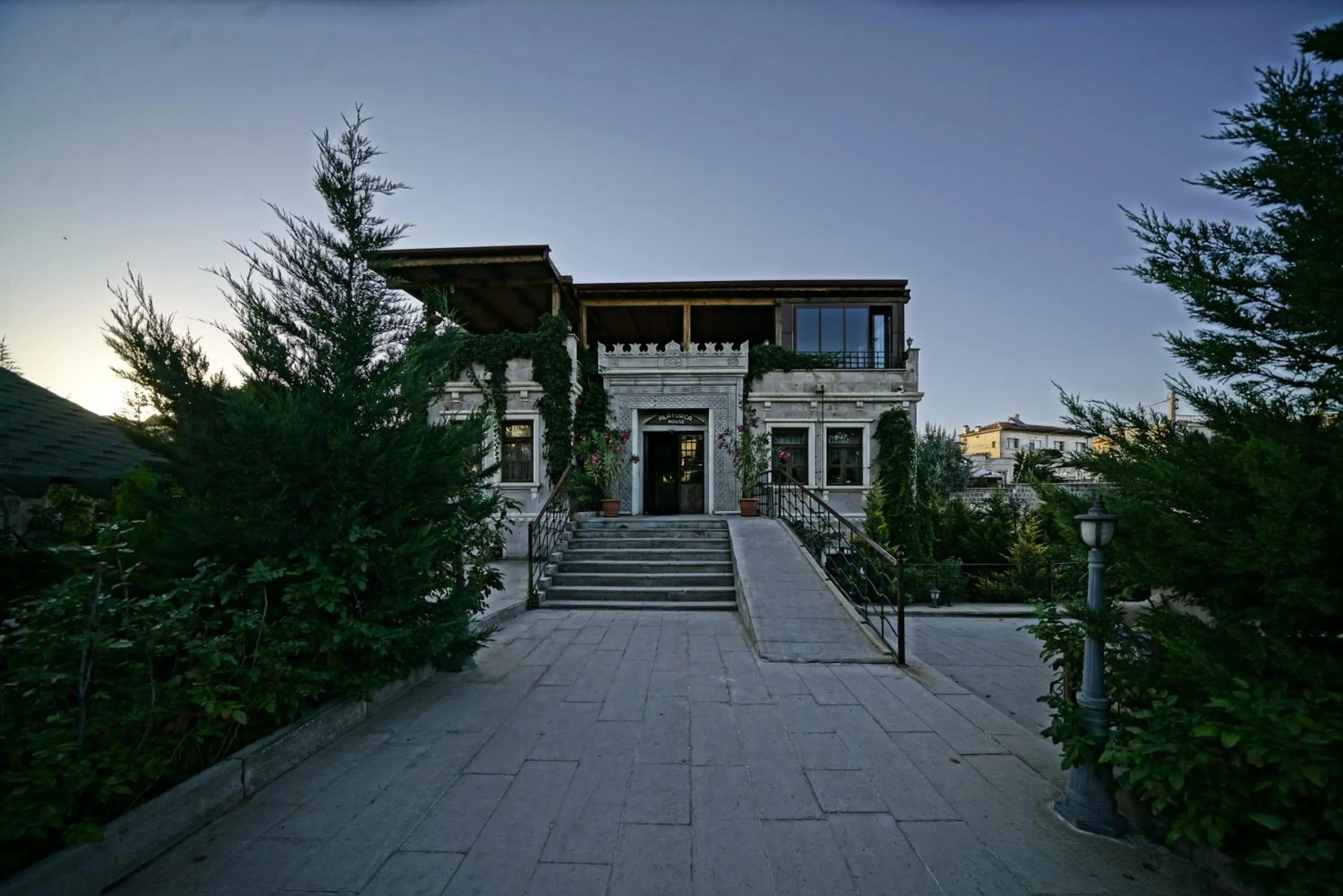 Facade/entrance in Alaturca House