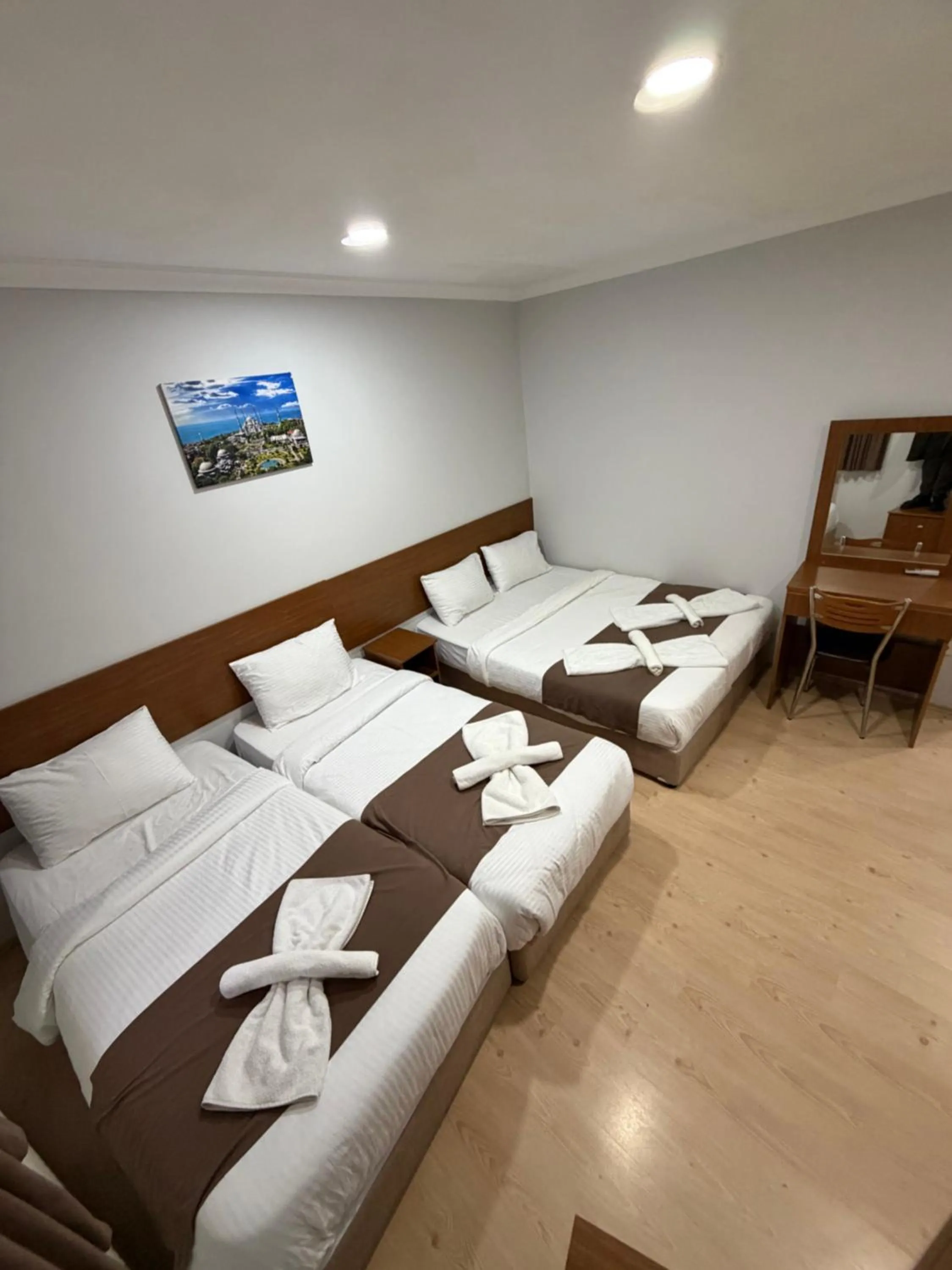 Bed in Istanbul Family Apartment