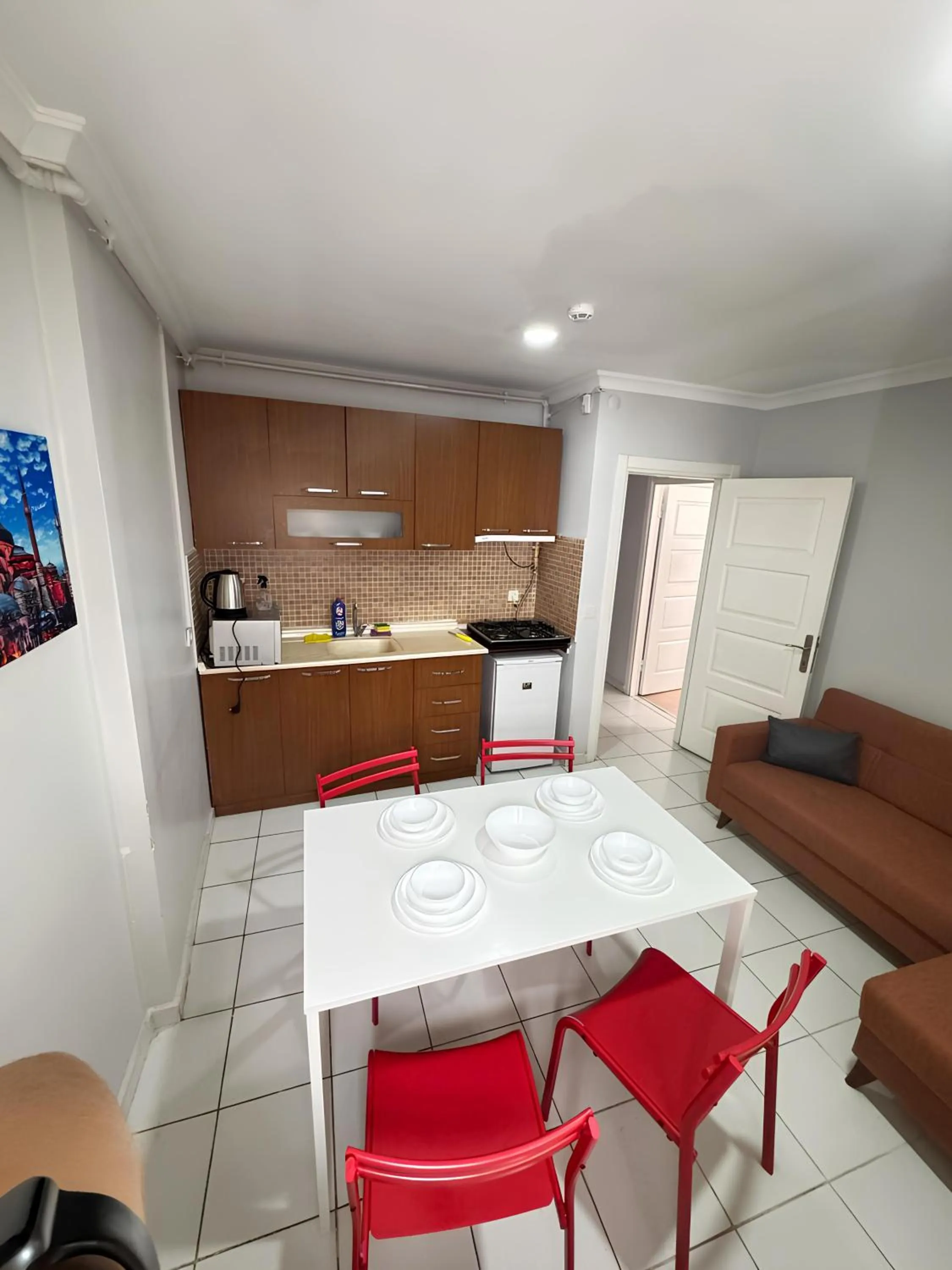 Coffee/tea facilities in Istanbul Family Apartment