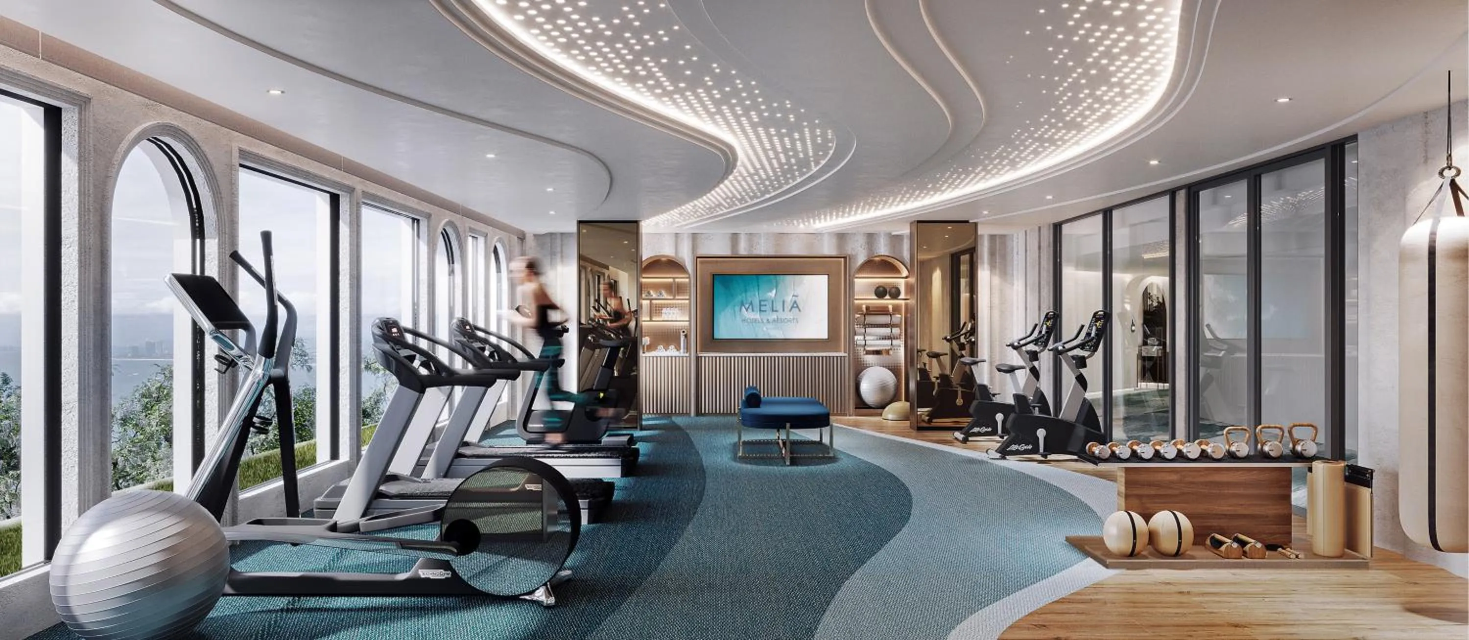 Fitness centre/facilities in Meliá Pattaya Hotel