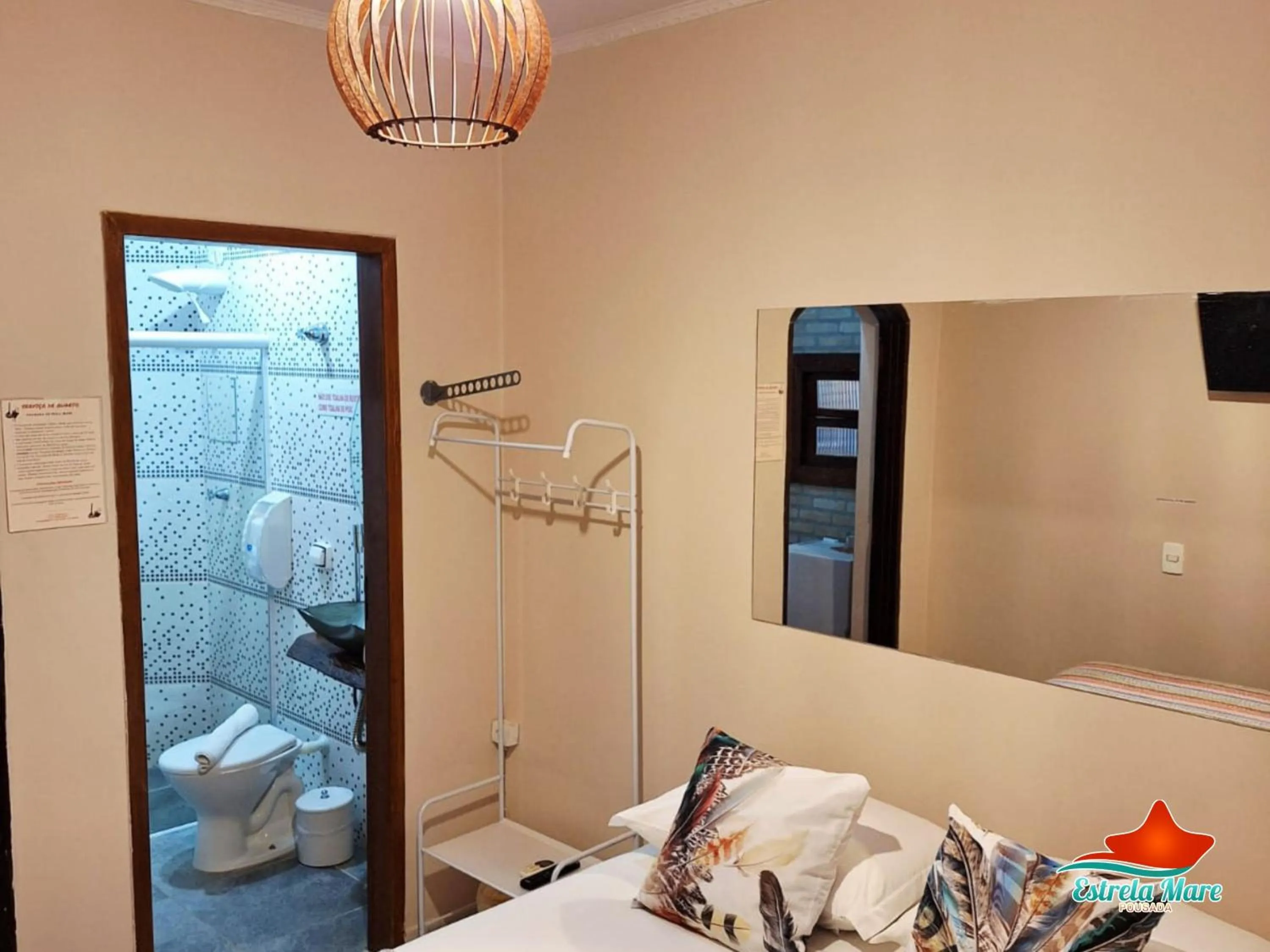 Bedroom, Bed in Pousada Estrela Mare