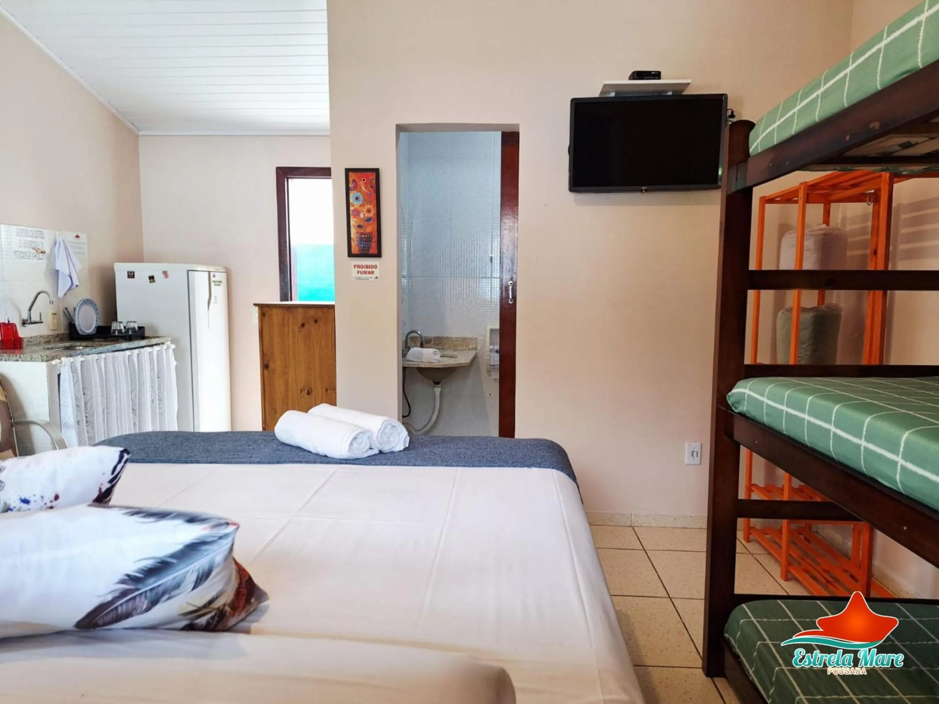 Bedroom, Bed in Pousada Estrela Mare