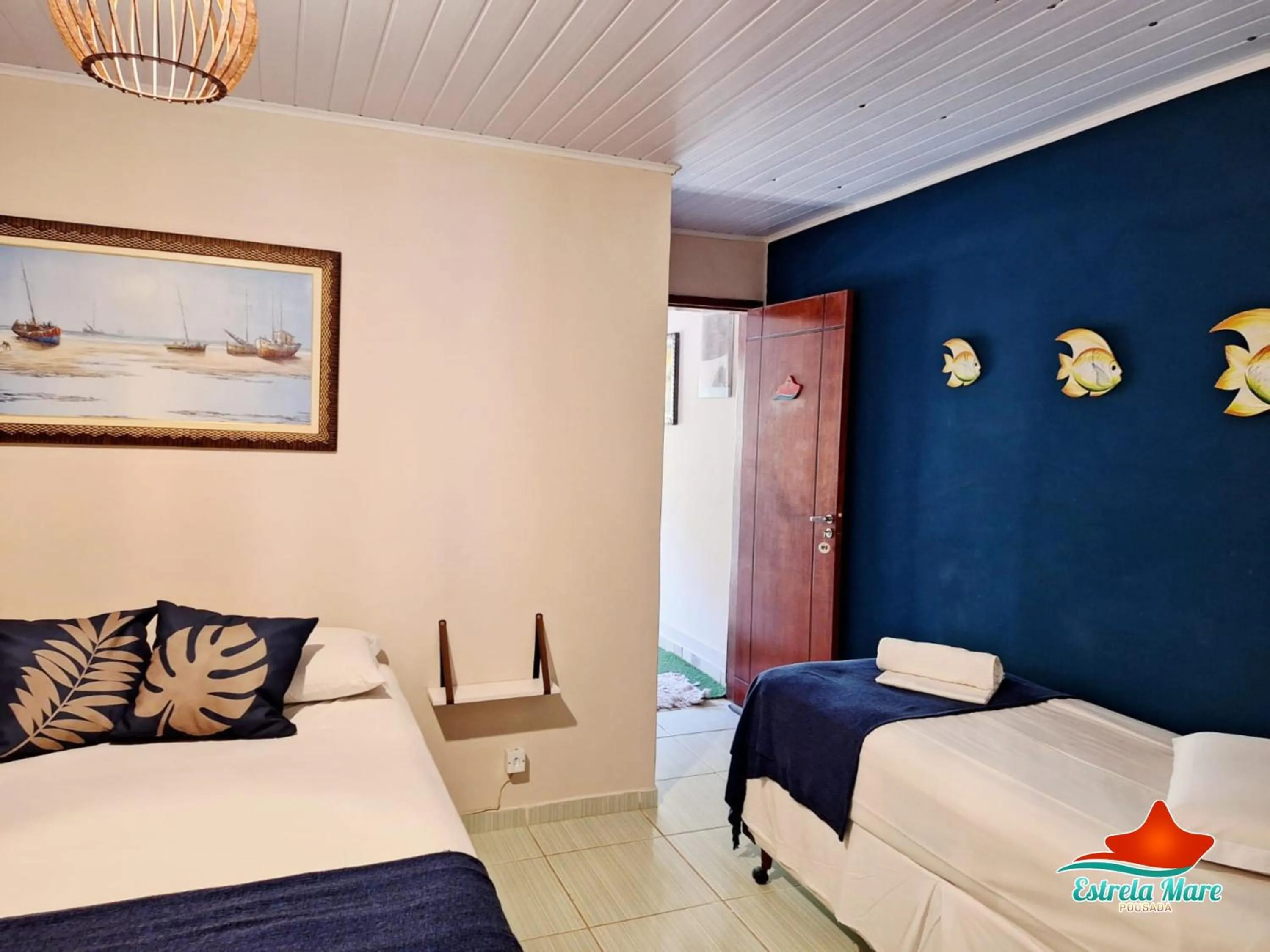 Bedroom, Bed in Pousada Estrela Mare