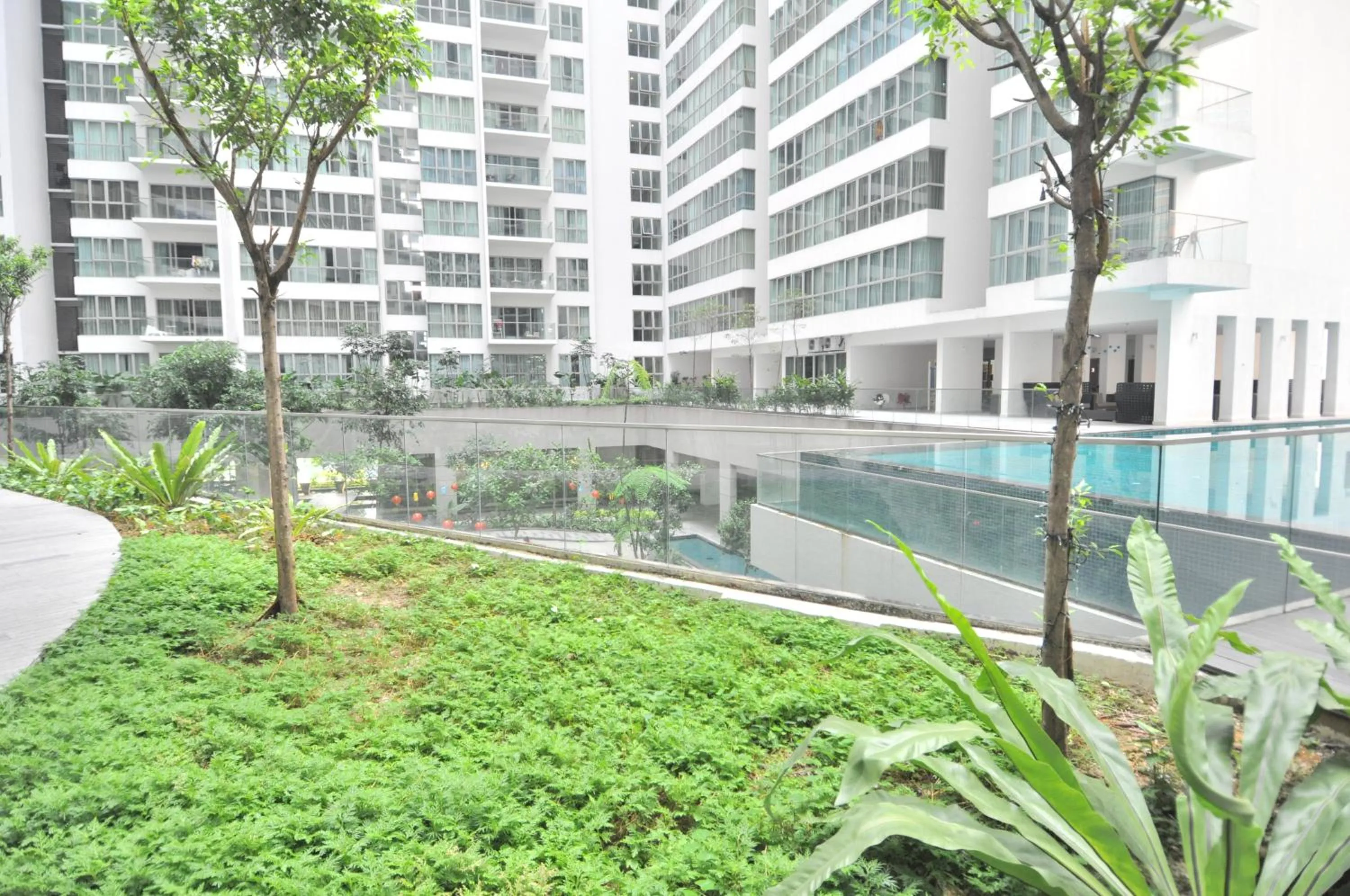 Garden in BEST KL City View at Regalia Residence