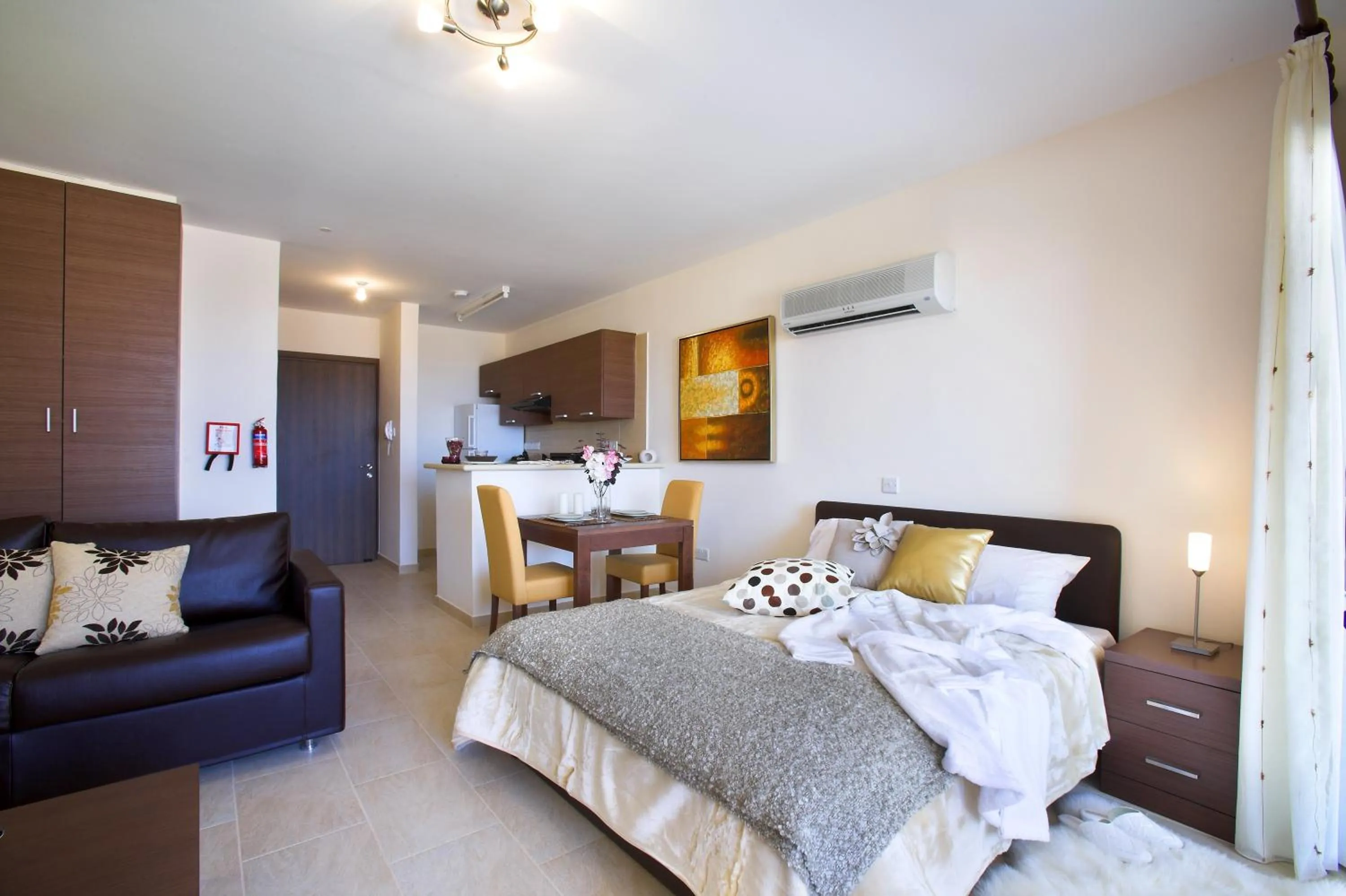 Bedroom, Bed in Chloraka Terrace Apartments