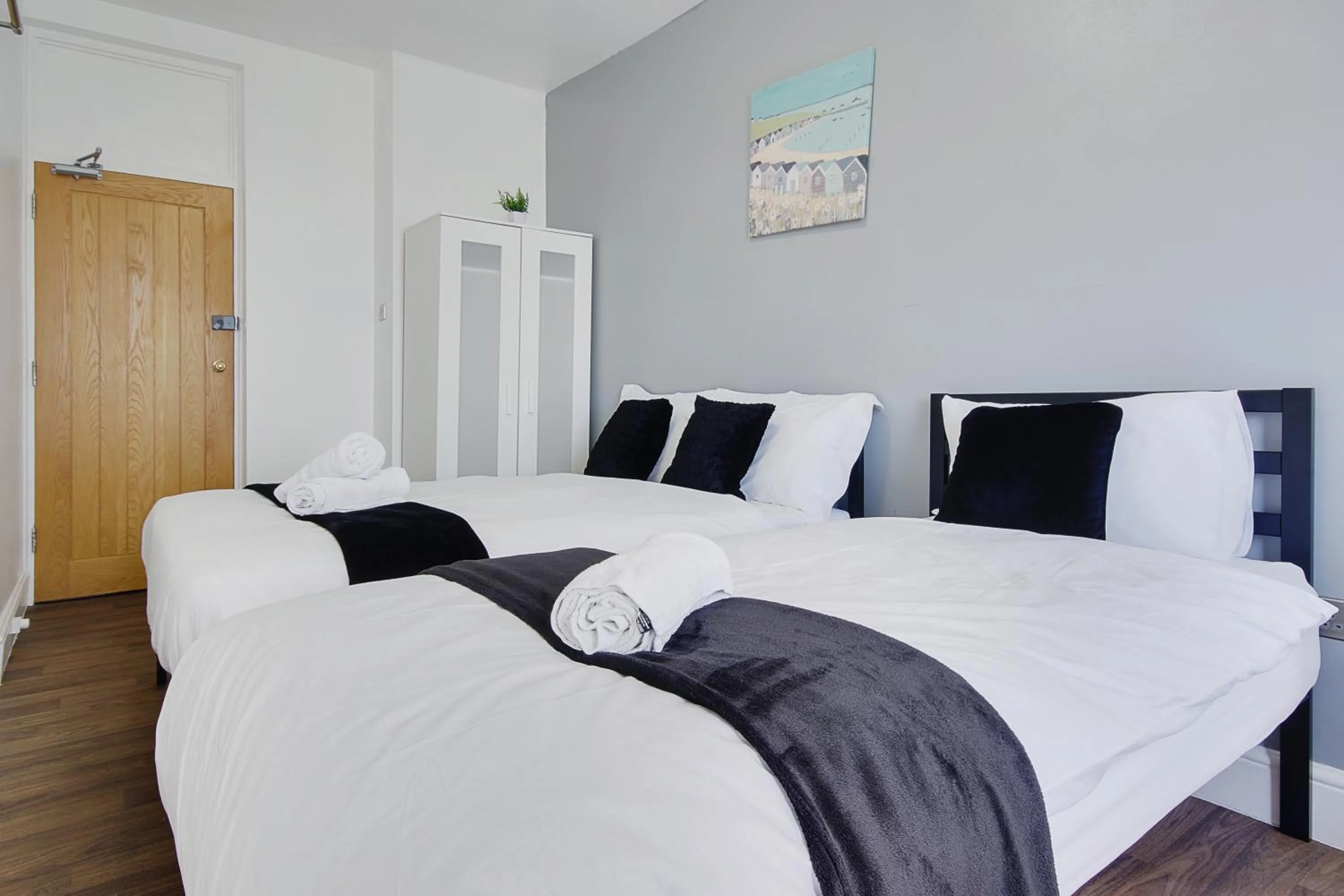 Bed in Azure Beach Hotel